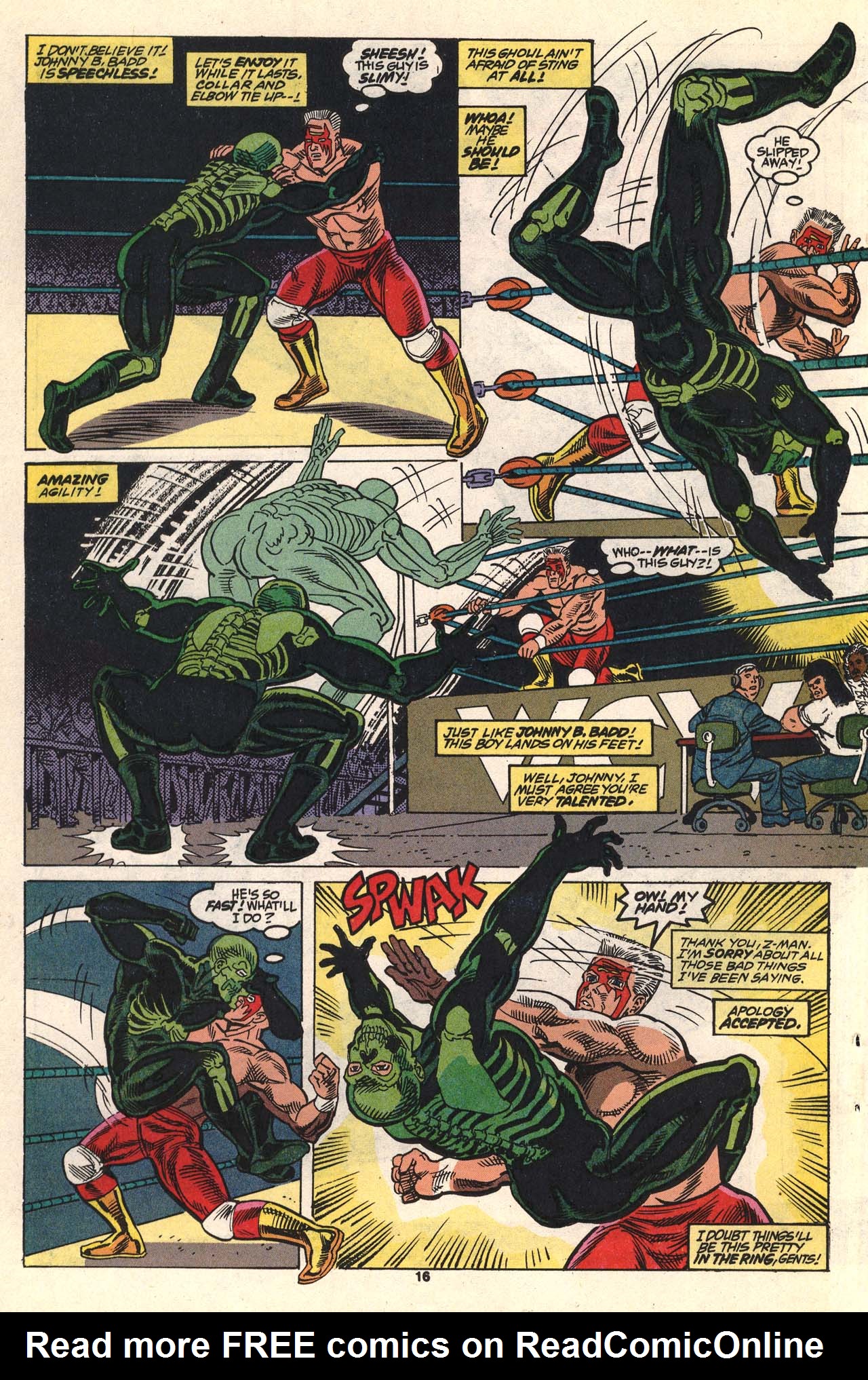 Read online WCW World Championship Wrestling comic -  Issue #4 - 17