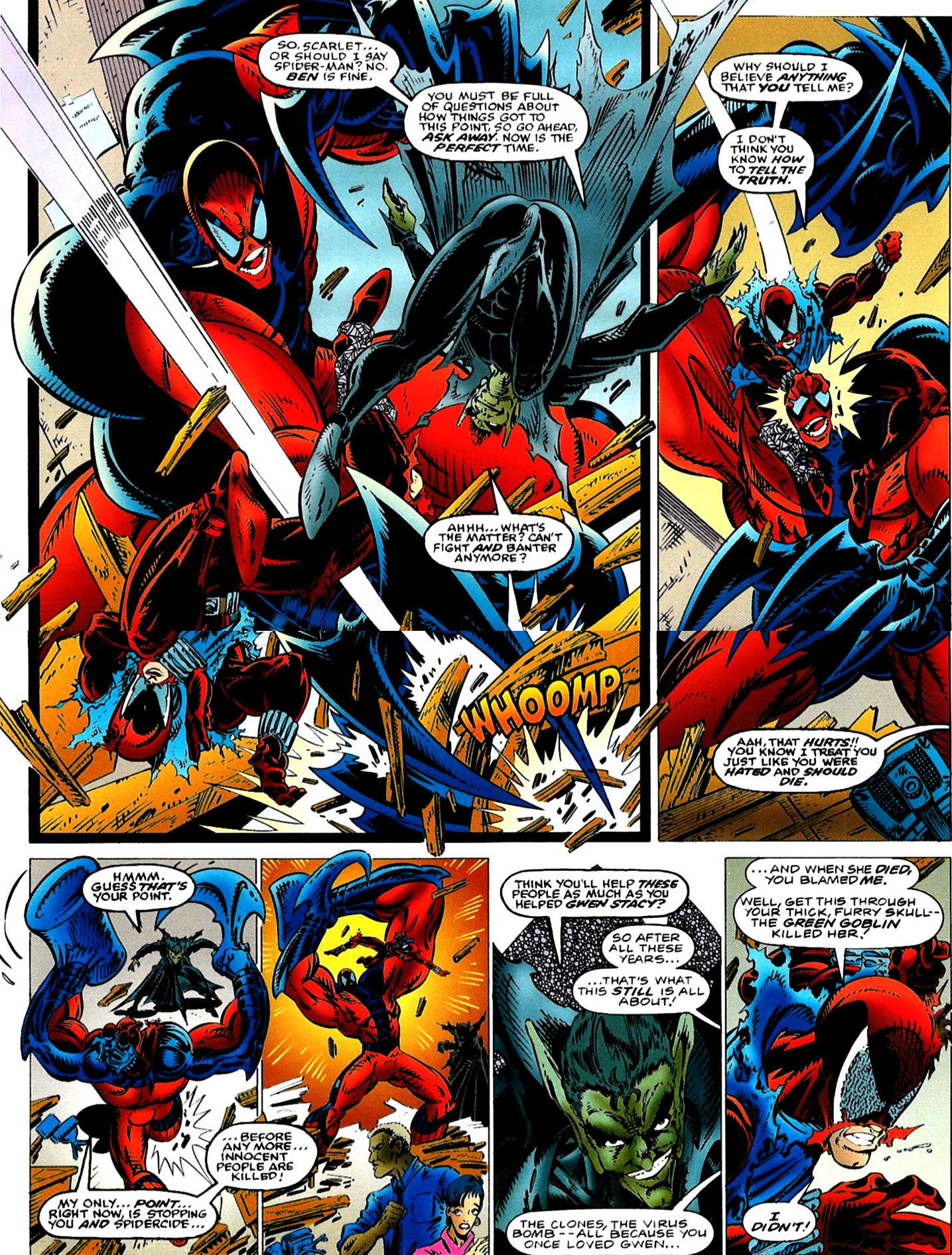 Read online Spider-Man: Maximum Clonage comic -  Issue # Issue Omega - 17