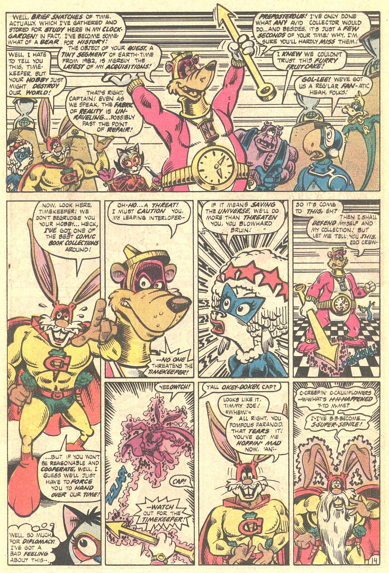 Read online Captain Carrot and His Amazing Zoo Crew! comic -  Issue #8 - 15