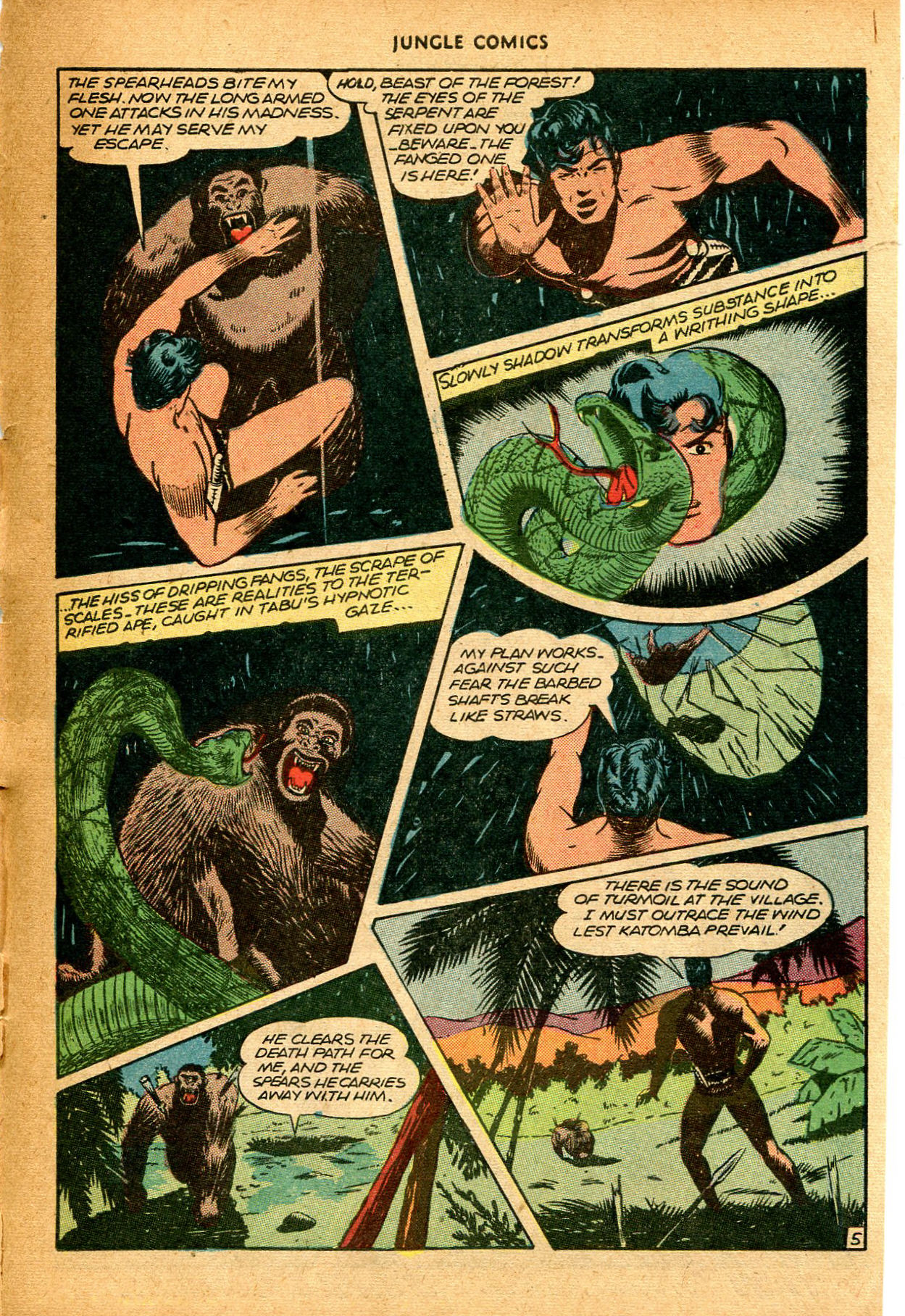 Read online Jungle Comics comic -  Issue #74 - 42