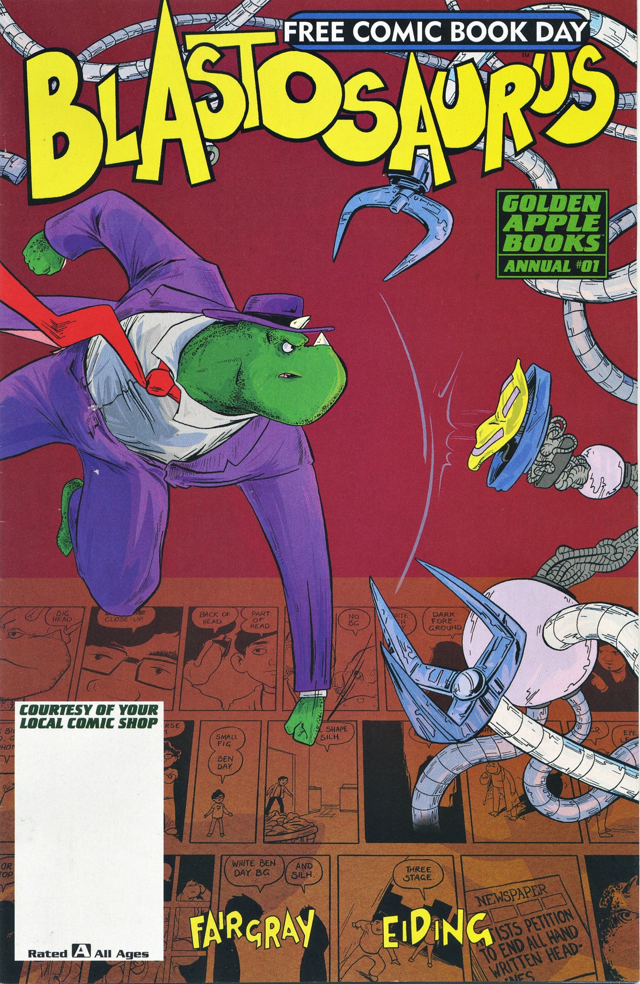 Read online Free Comic Book Day 2019 comic -  Issue # Blastosaurus - 1