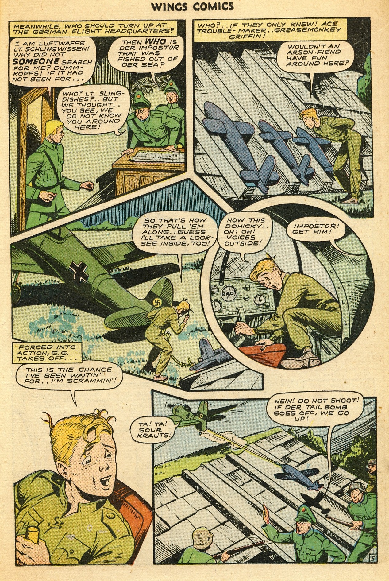 Read online Wings Comics comic -  Issue #54 - 17