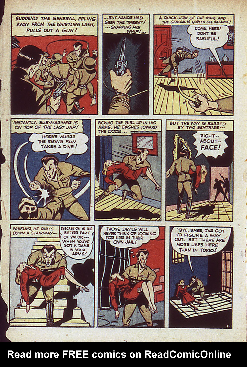 Read online Sub-Mariner Comics comic -  Issue #5 - 35