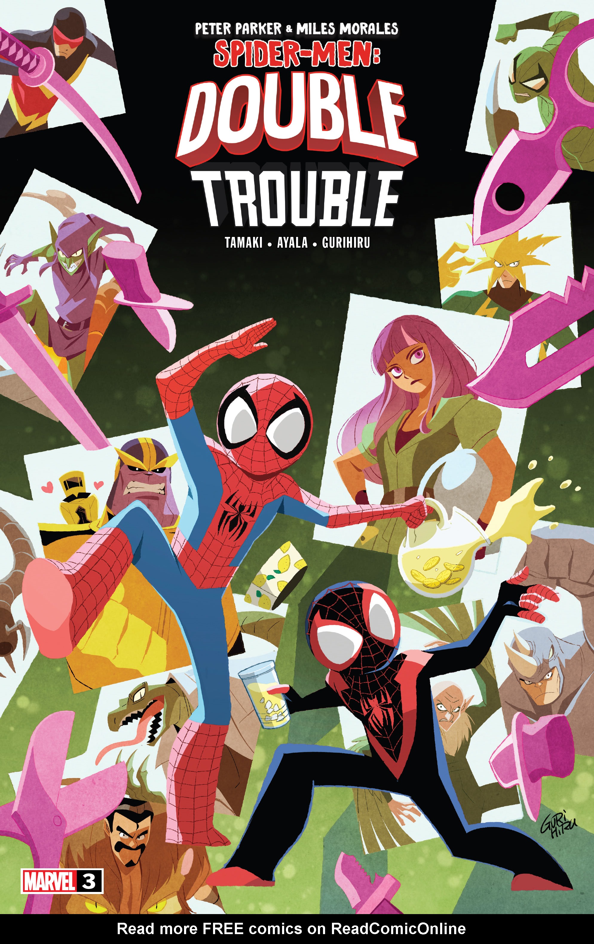 Read online Peter Parker And Miles Morales Spider-Men Double Trouble comic -  Issue #3 - 1