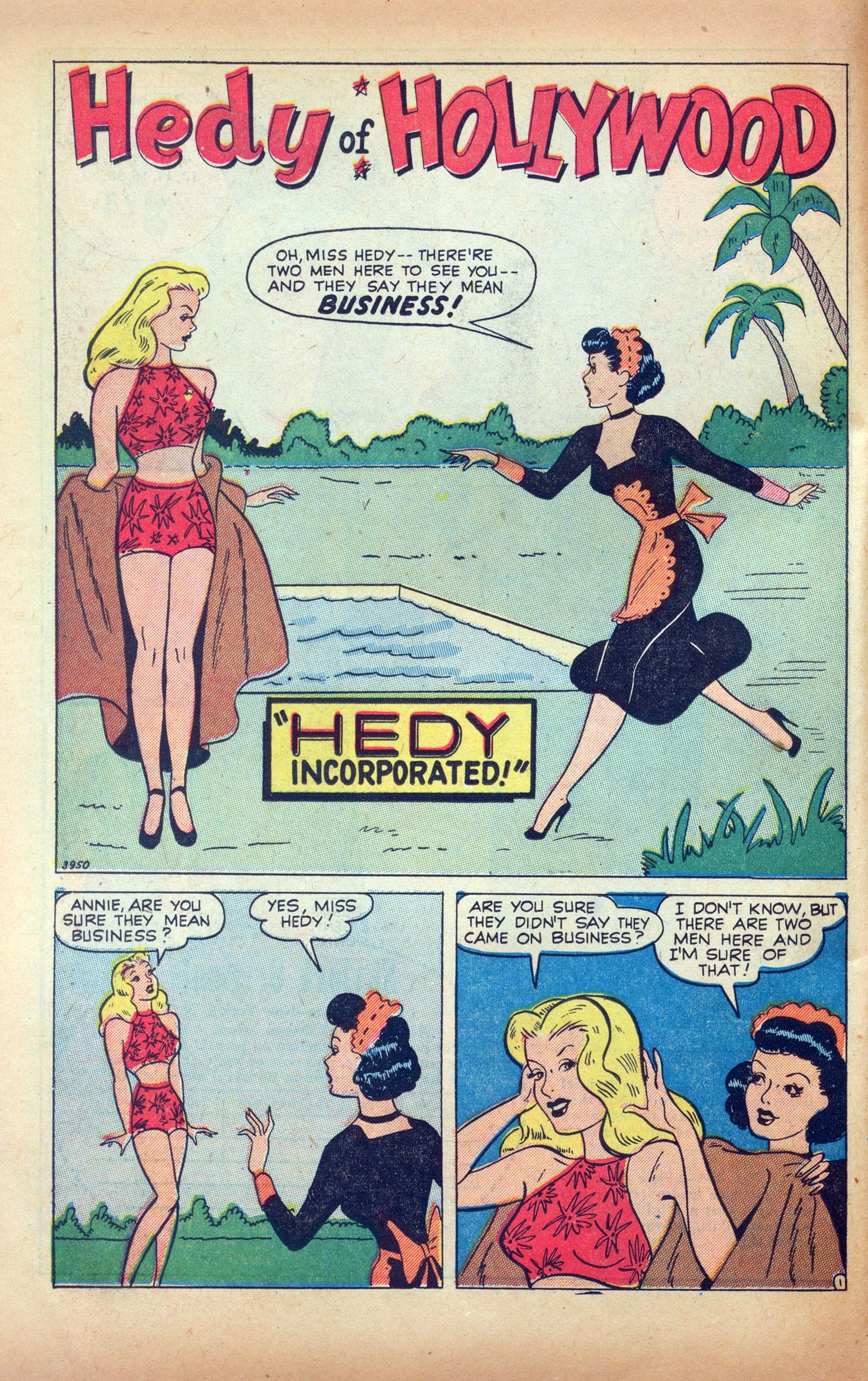 Read online Hedy Of Hollywood Comics comic -  Issue #42 - 26