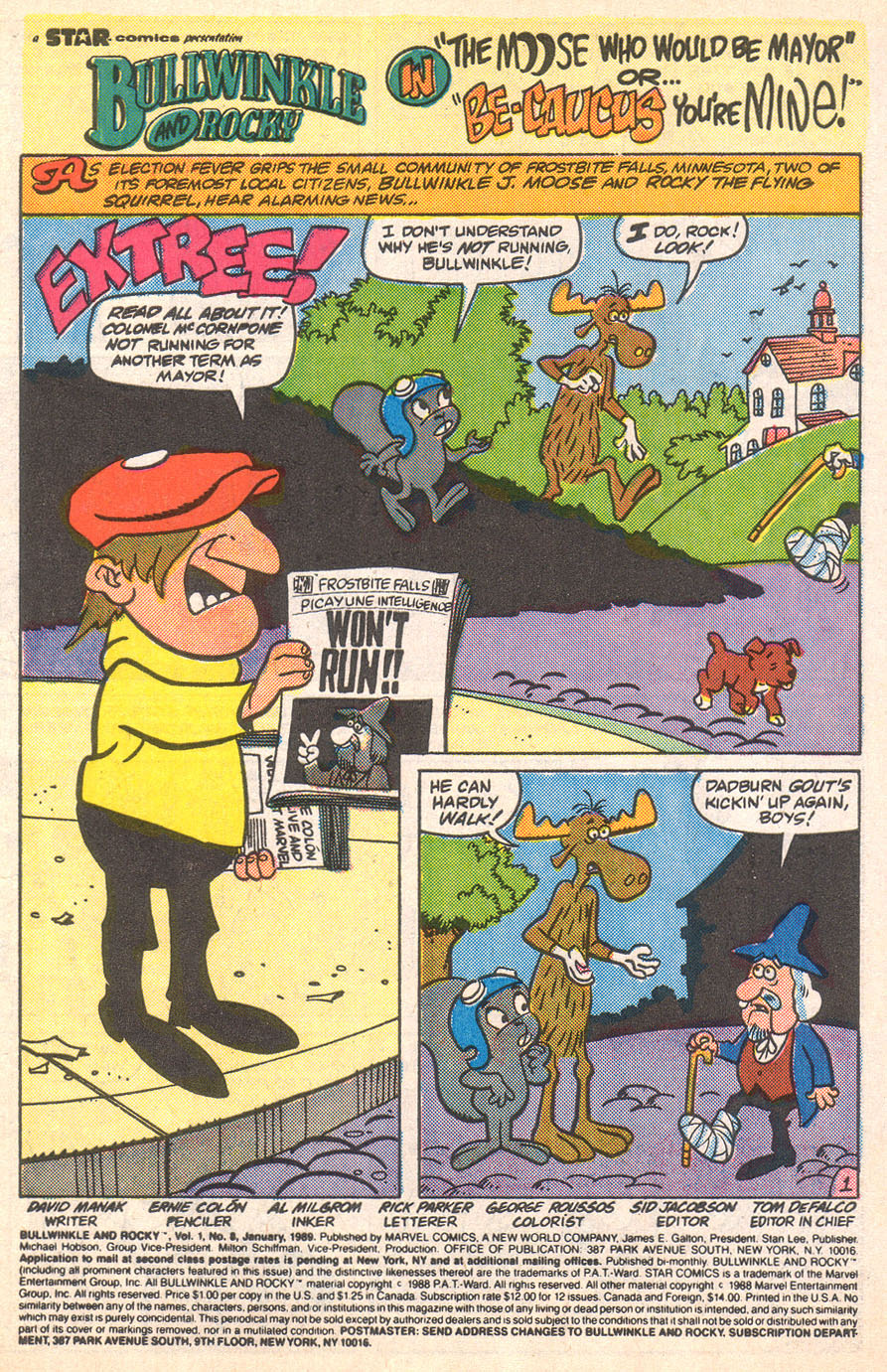 Bullwinkle and Rocky (1987) issue 8 - Page 3