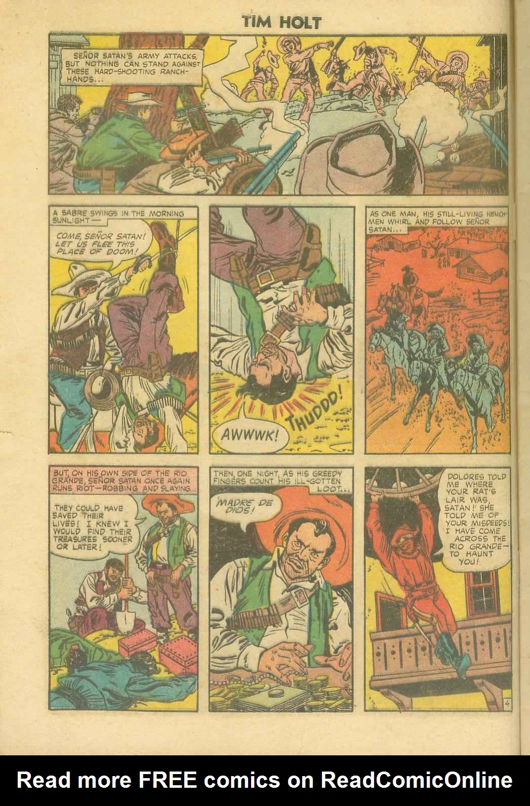 Read online Tim Holt comic -  Issue #33 - 6