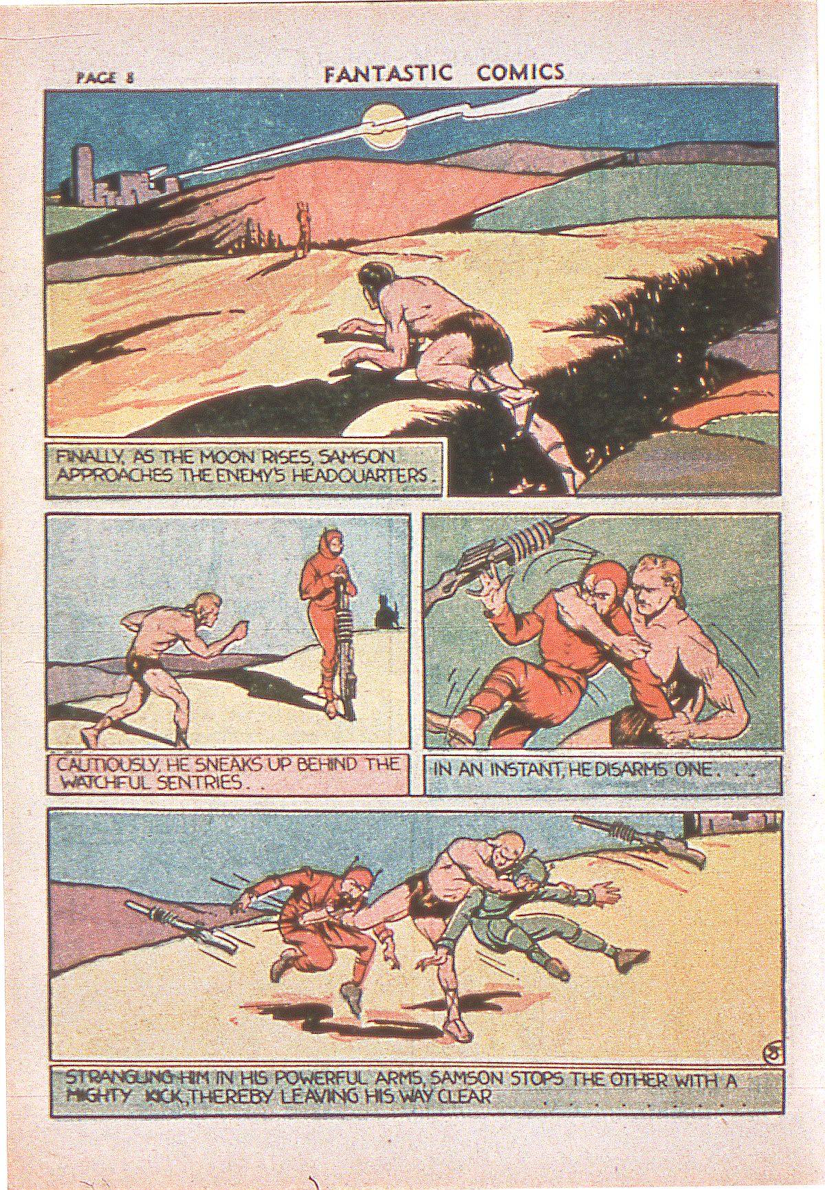 Read online Fantastic Comics comic -  Issue #1 - 11
