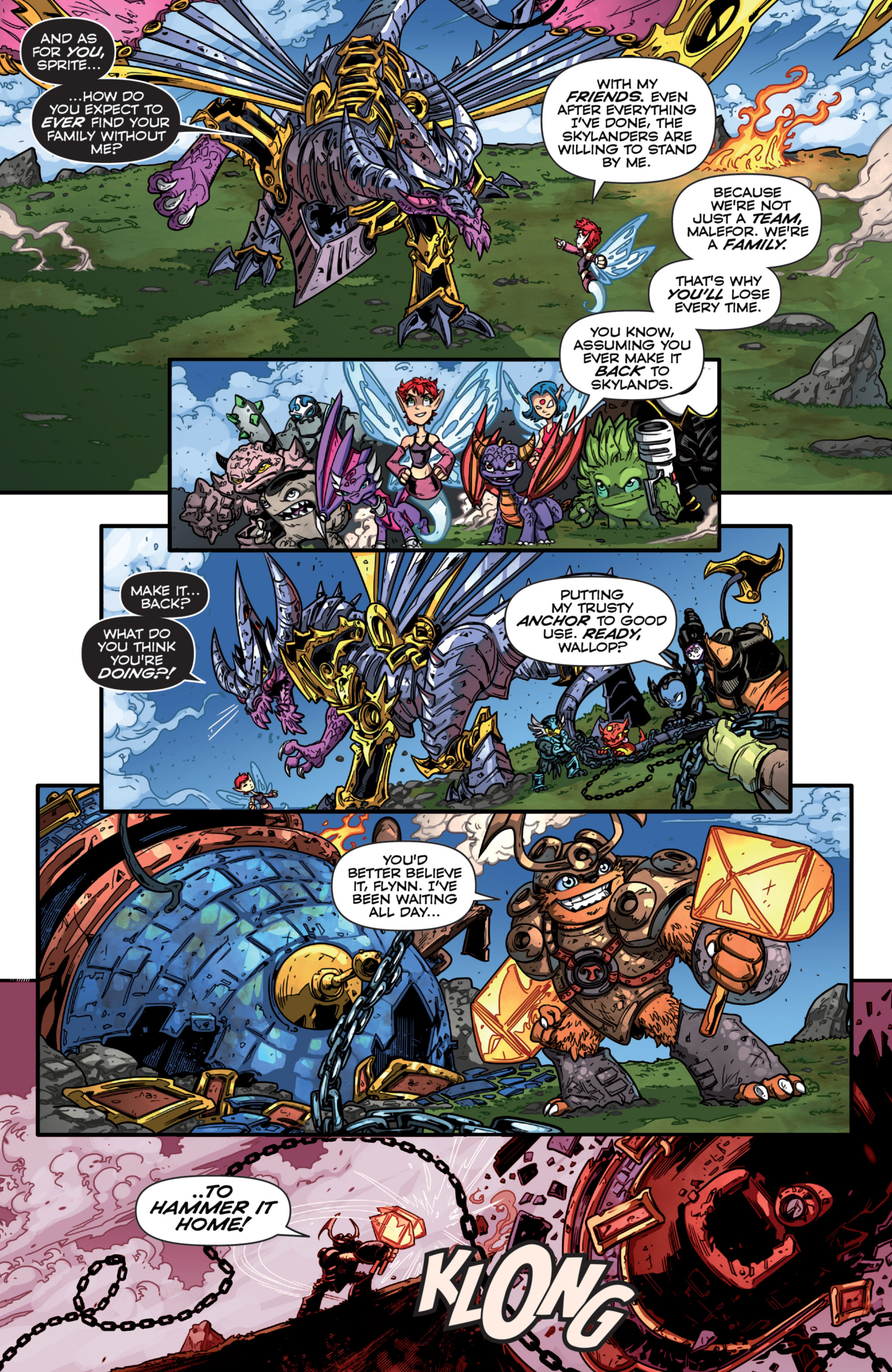 Read online Skylanders comic -  Issue #9 - 16