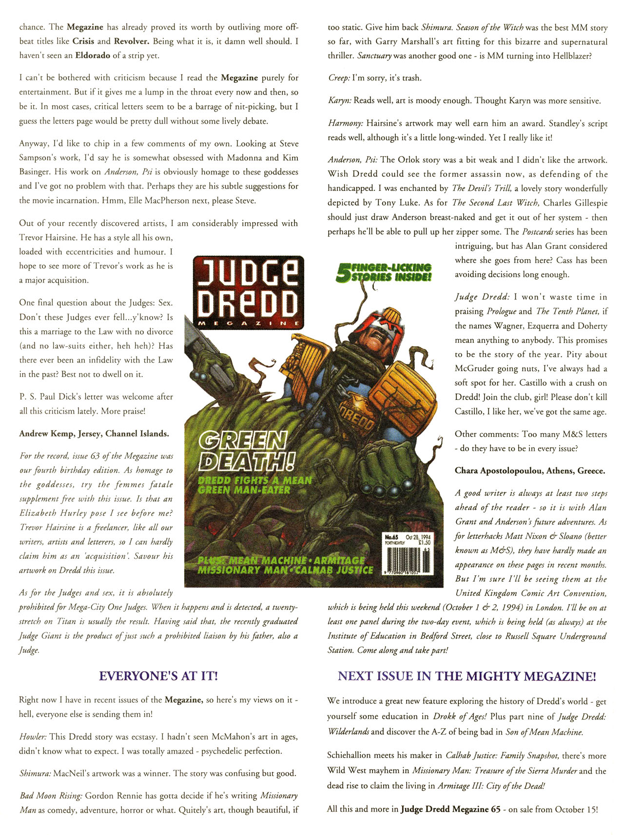 Read online Judge Dredd: The Megazine (vol. 2) comic -  Issue #64 - 42