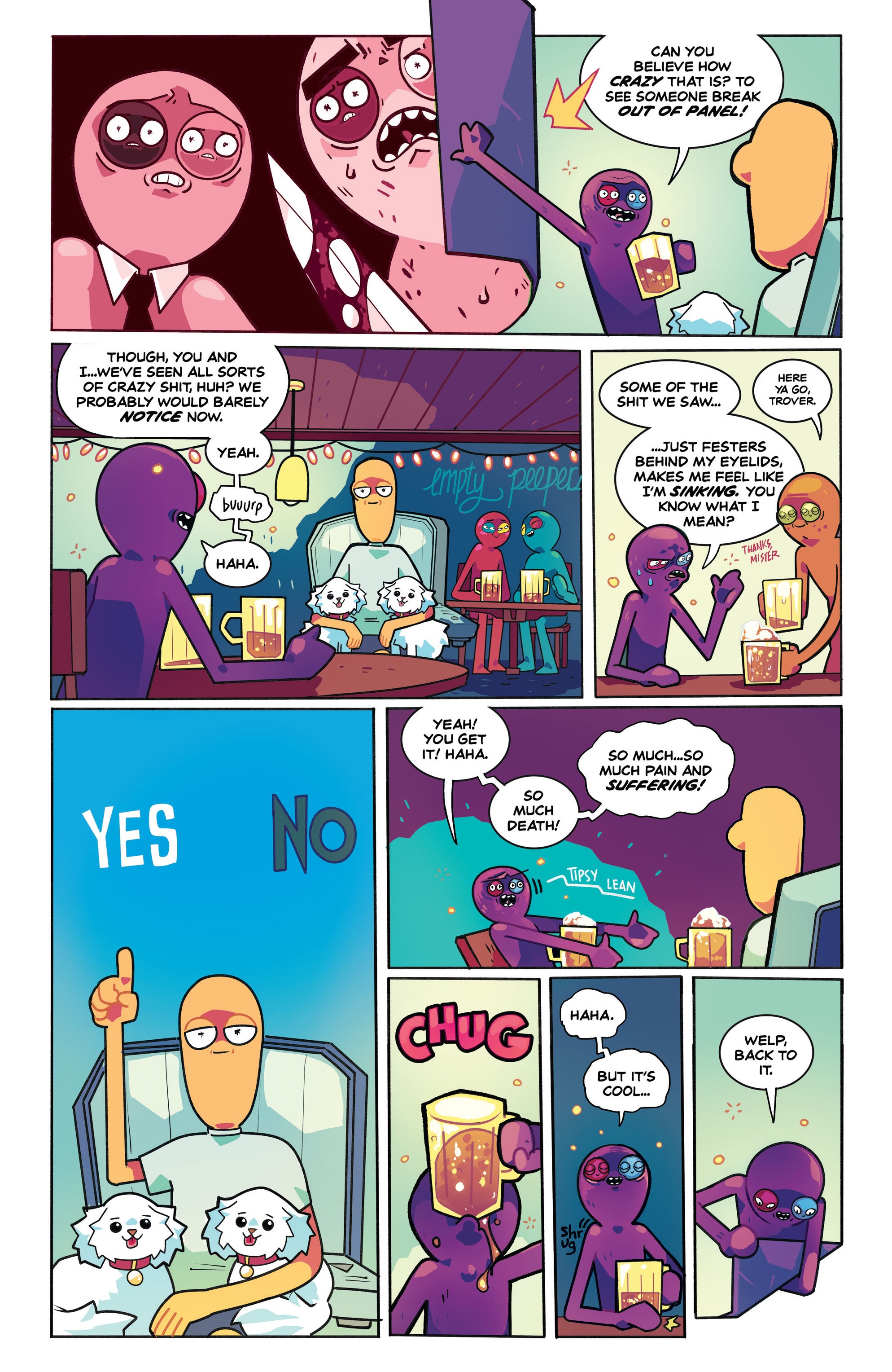 Read online Trover Saves The Universe comic -  Issue #1 - 14