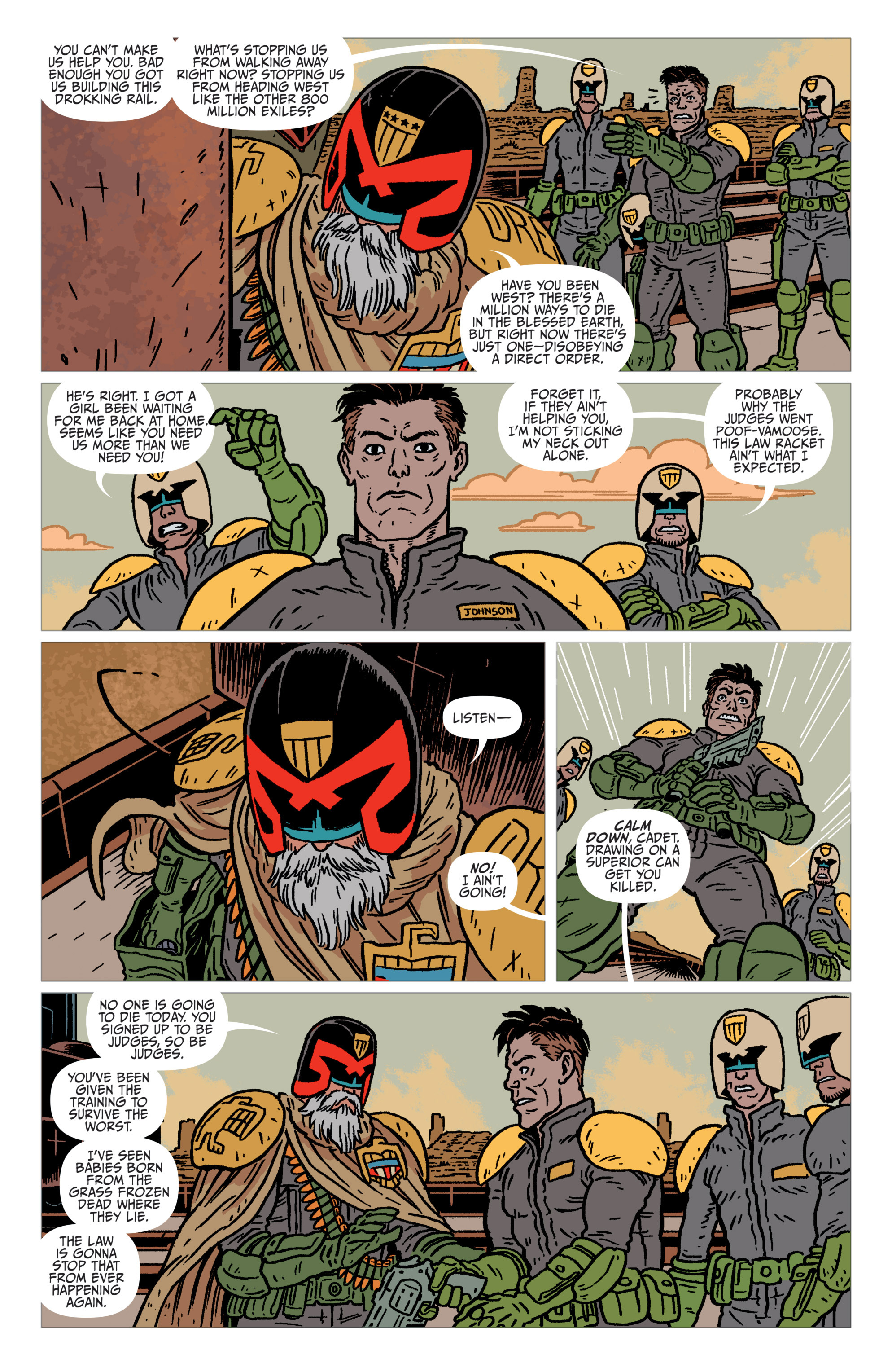 Read online Judge Dredd: The Blessed Earth comic -  Issue #1 - 10