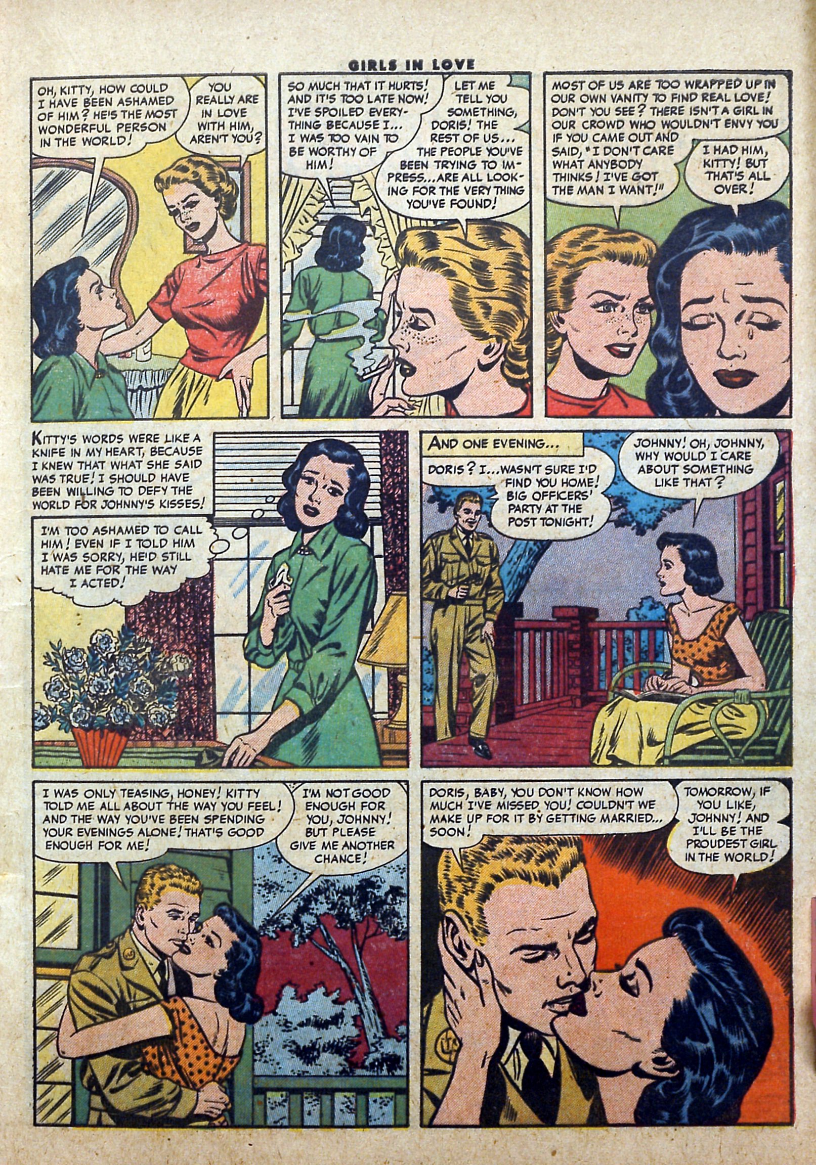 Read online Girls in Love (1955) comic -  Issue #54 - 17