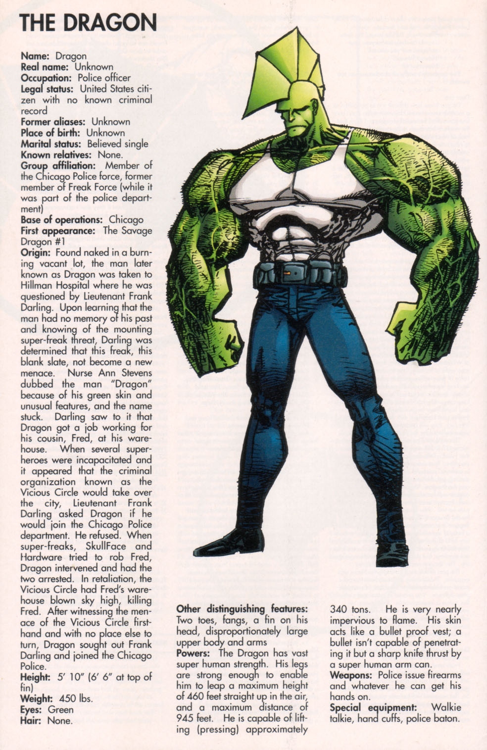 Read online The Savage Dragon (1993) comic -  Issue #30 - 30