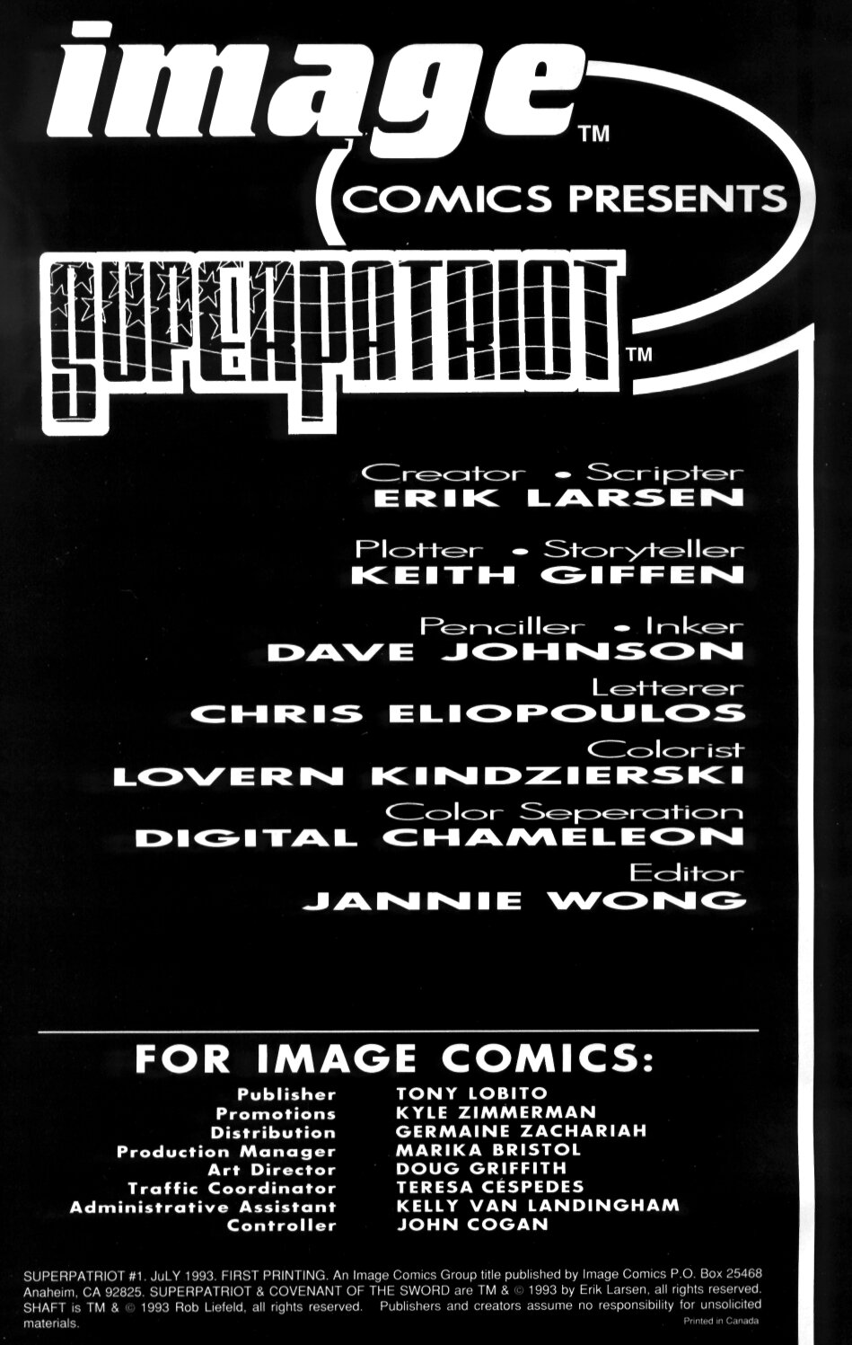 Read online Superpatriot comic -  Issue #1 - 2