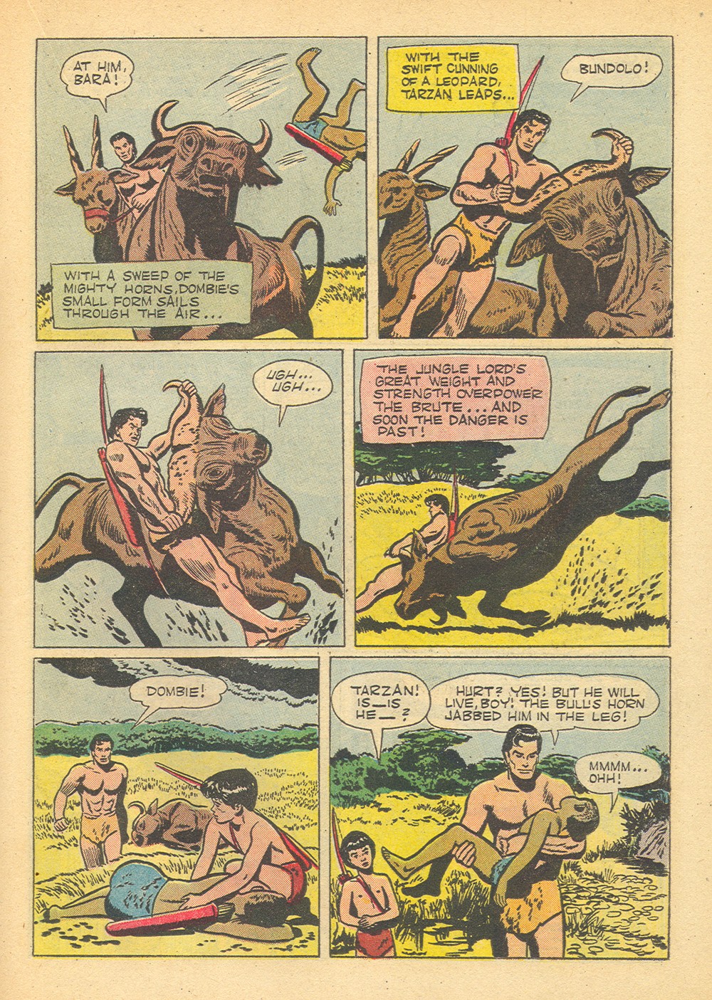 Read online Tarzan (1948) comic -  Issue #61 - 19