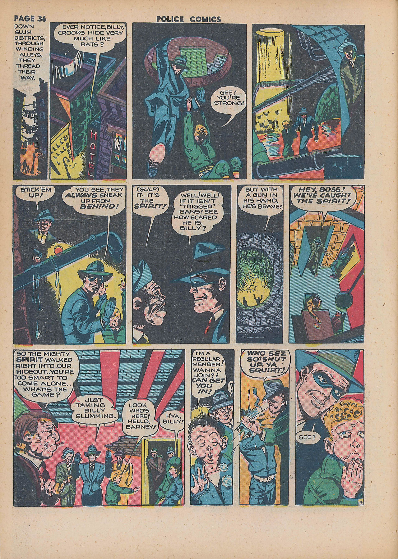 Read online Police Comics comic -  Issue #17 - 38
