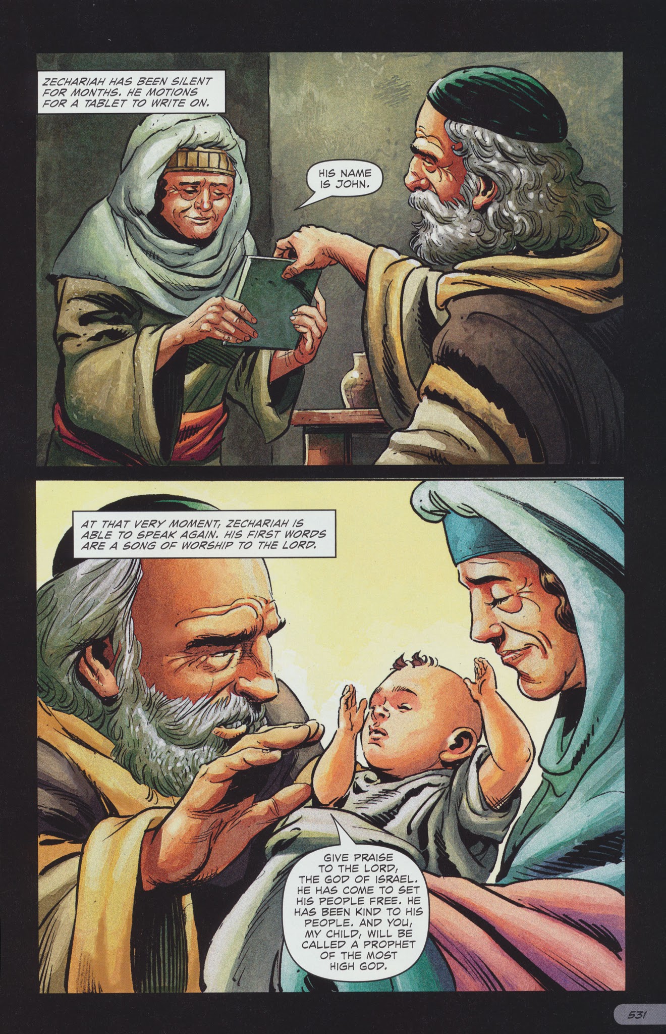 Read online The Action Bible comic -  Issue # TPB 2 - 154