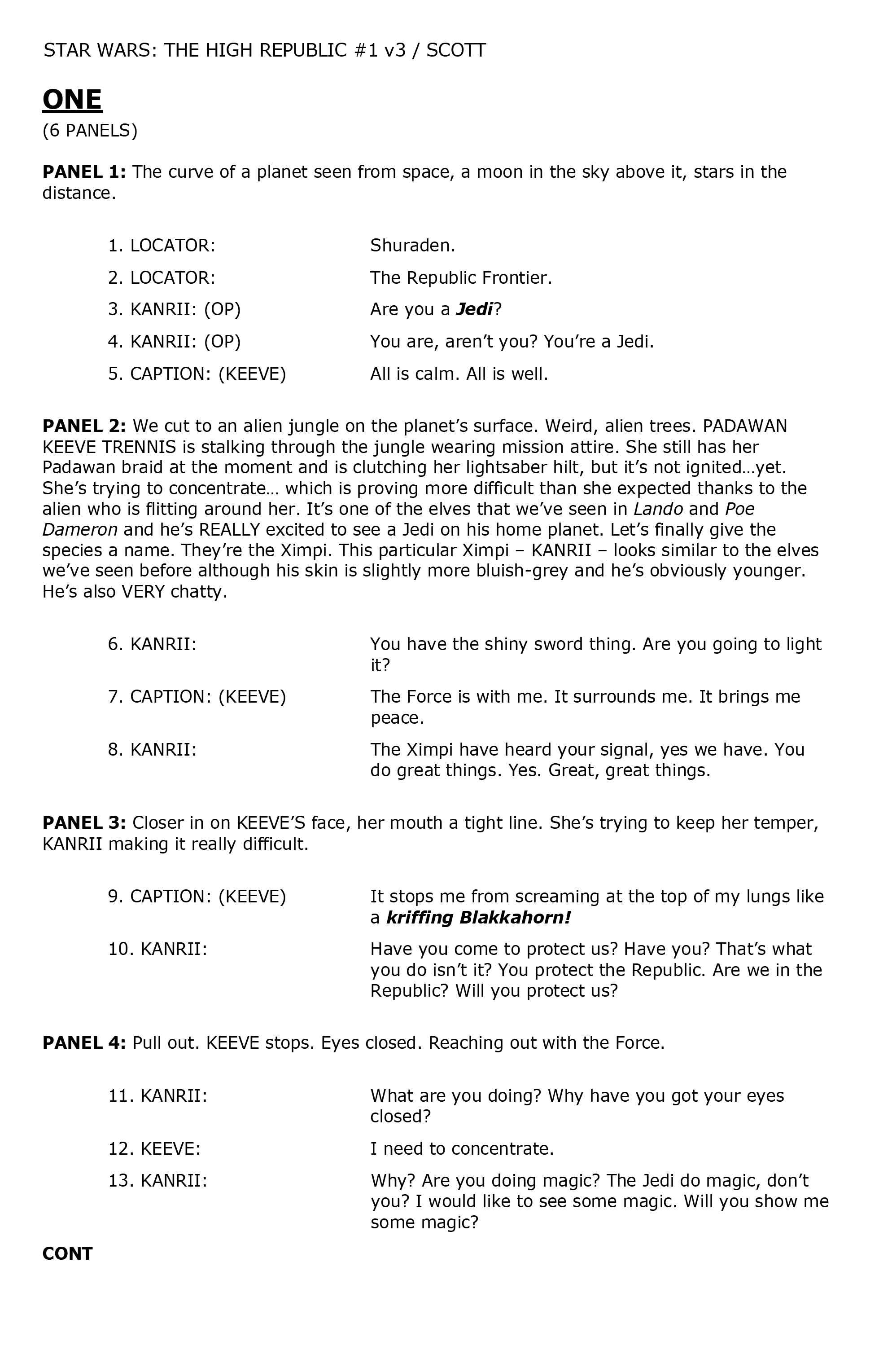 Read online Star Wars: The High Republic Behind-the-Scenes Exclusive comic -  Issue # Full - 3