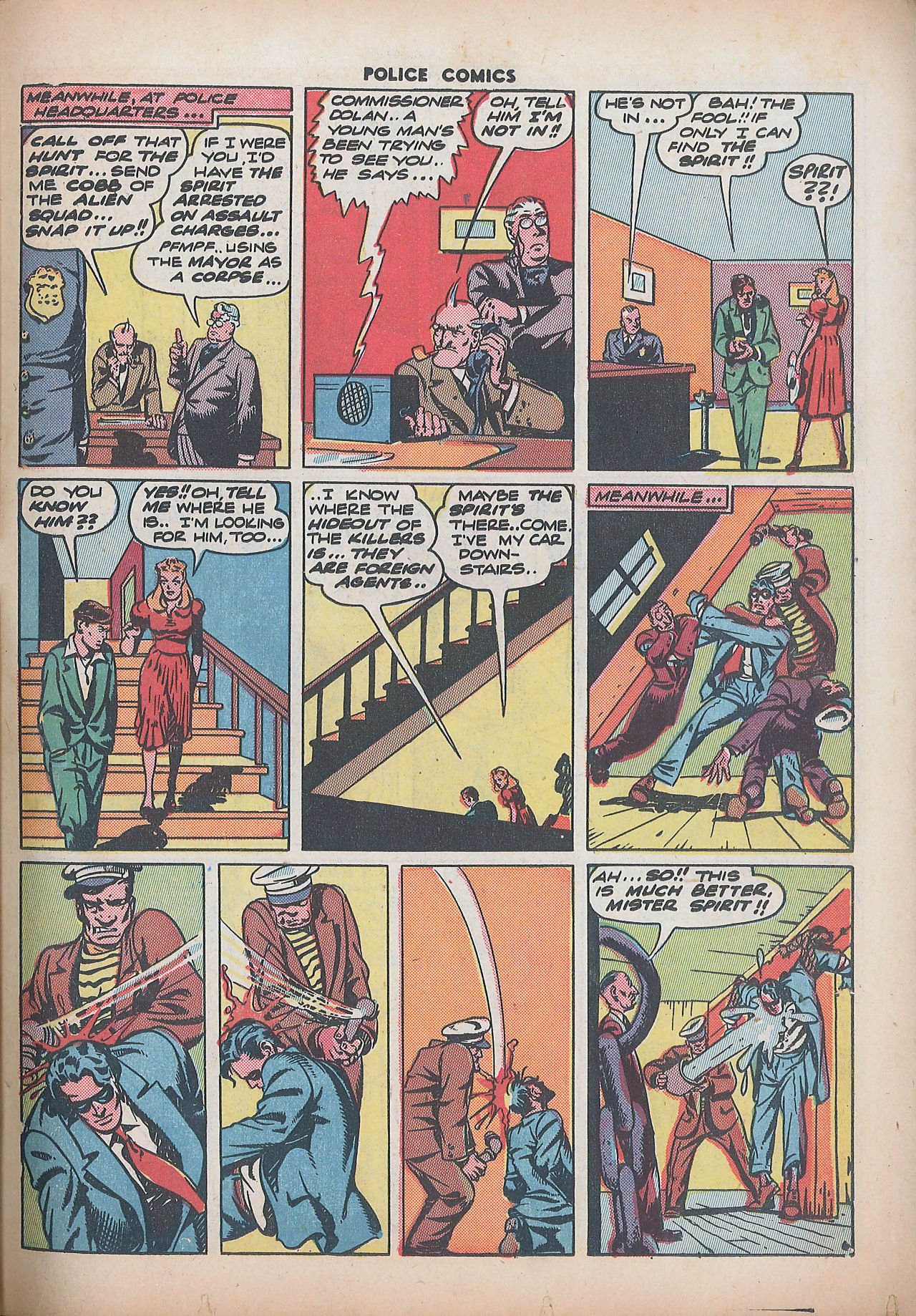 Read online Police Comics comic -  Issue #34 - 35