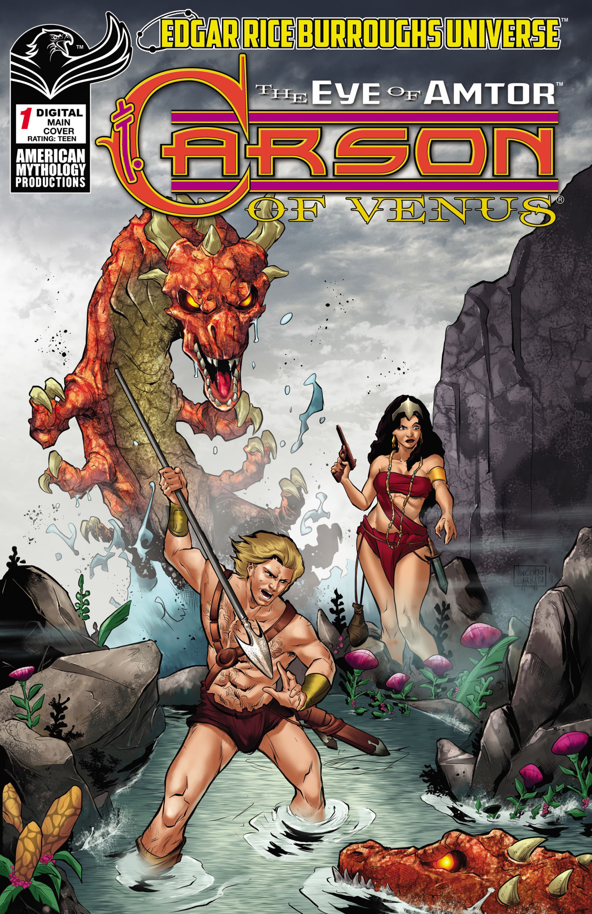 Read online Carson of Venus Eye of Amtor comic -  Issue #1 - 1