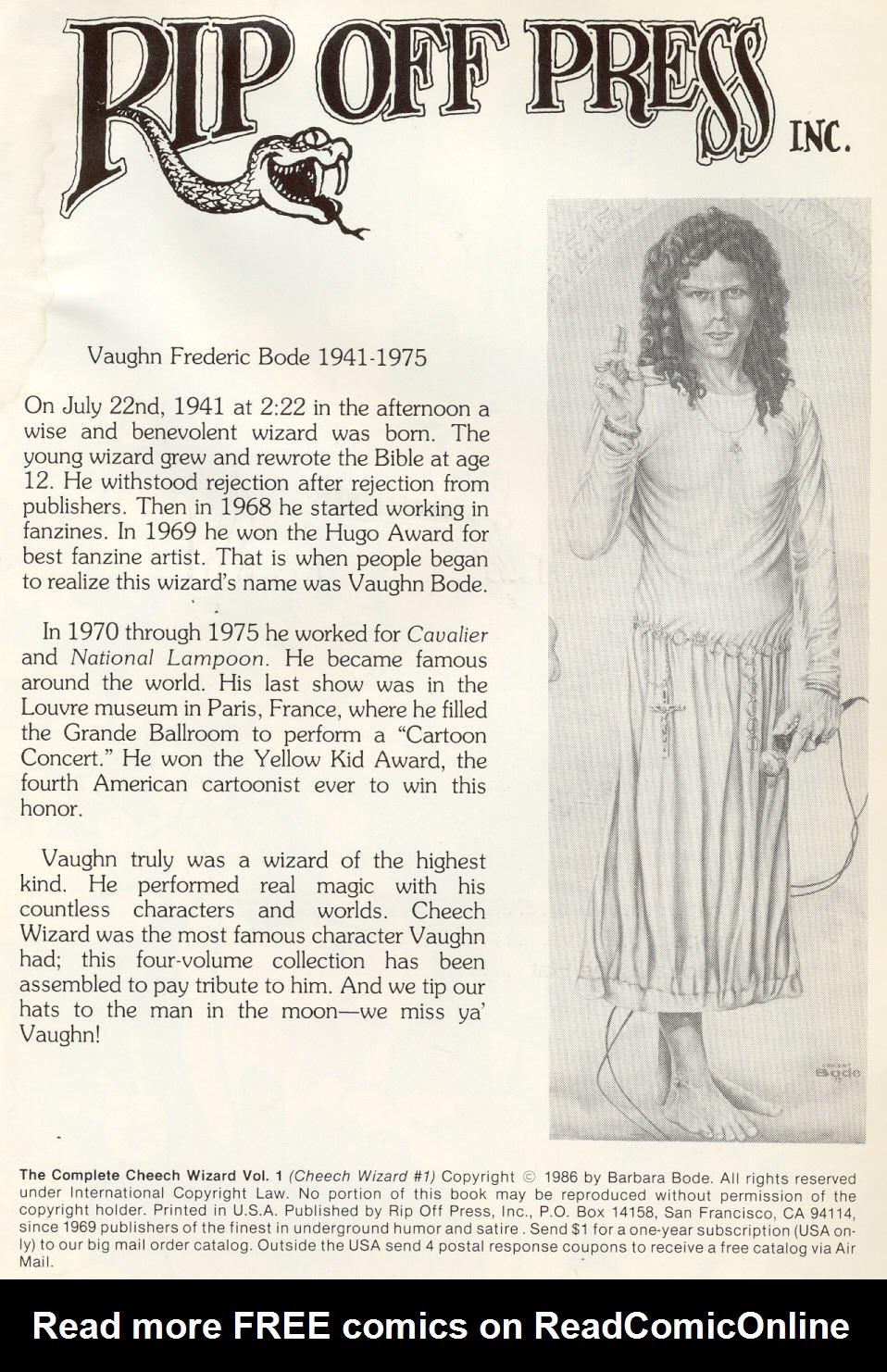 Read online Complete Cheech Wizard comic -  Issue #1 - 3