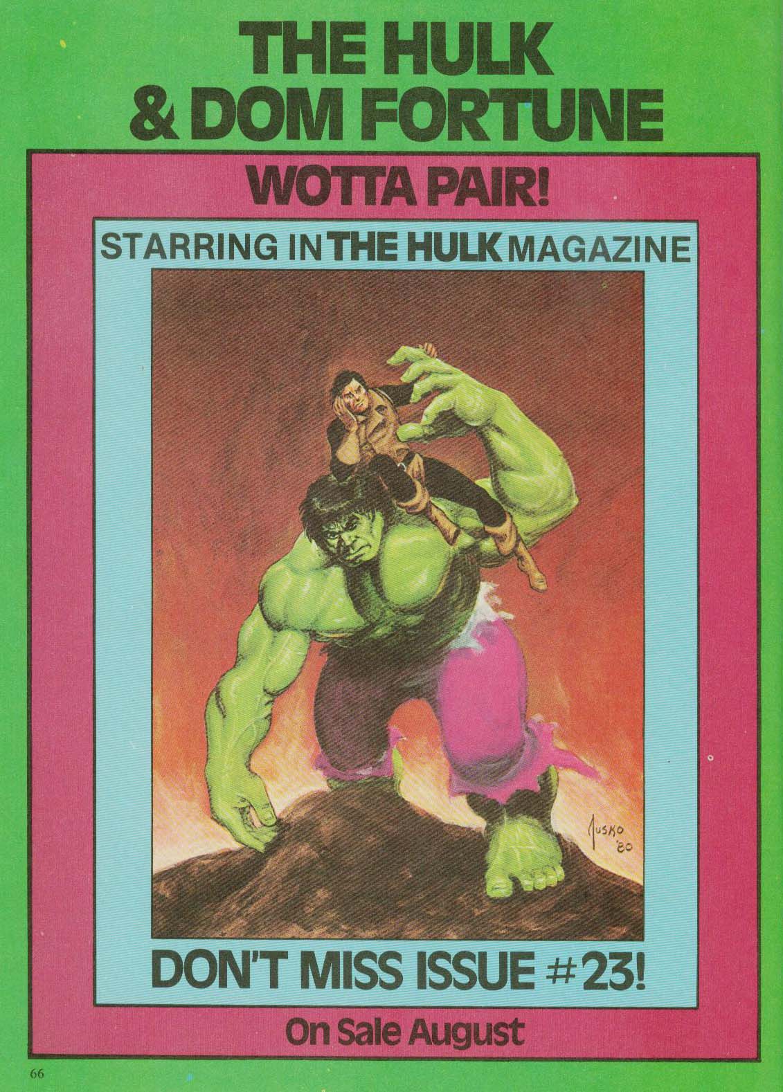 Read online Hulk (1978) comic -  Issue #22 - 66