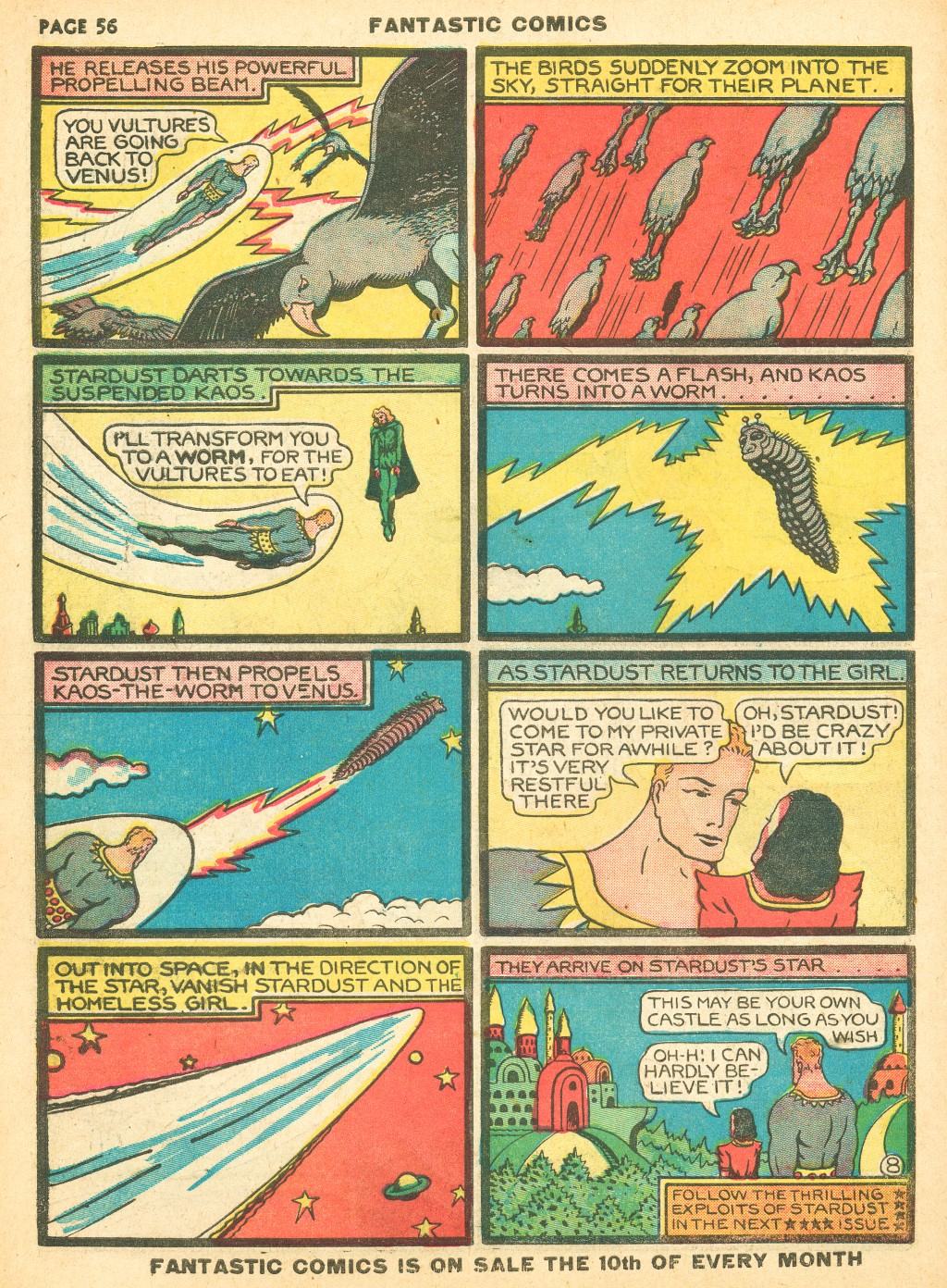 Read online Fantastic Comics comic -  Issue #12 - 58