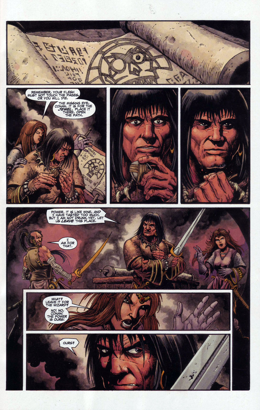 Read online Conan and the Songs of the Dead comic -  Issue #5 - 7