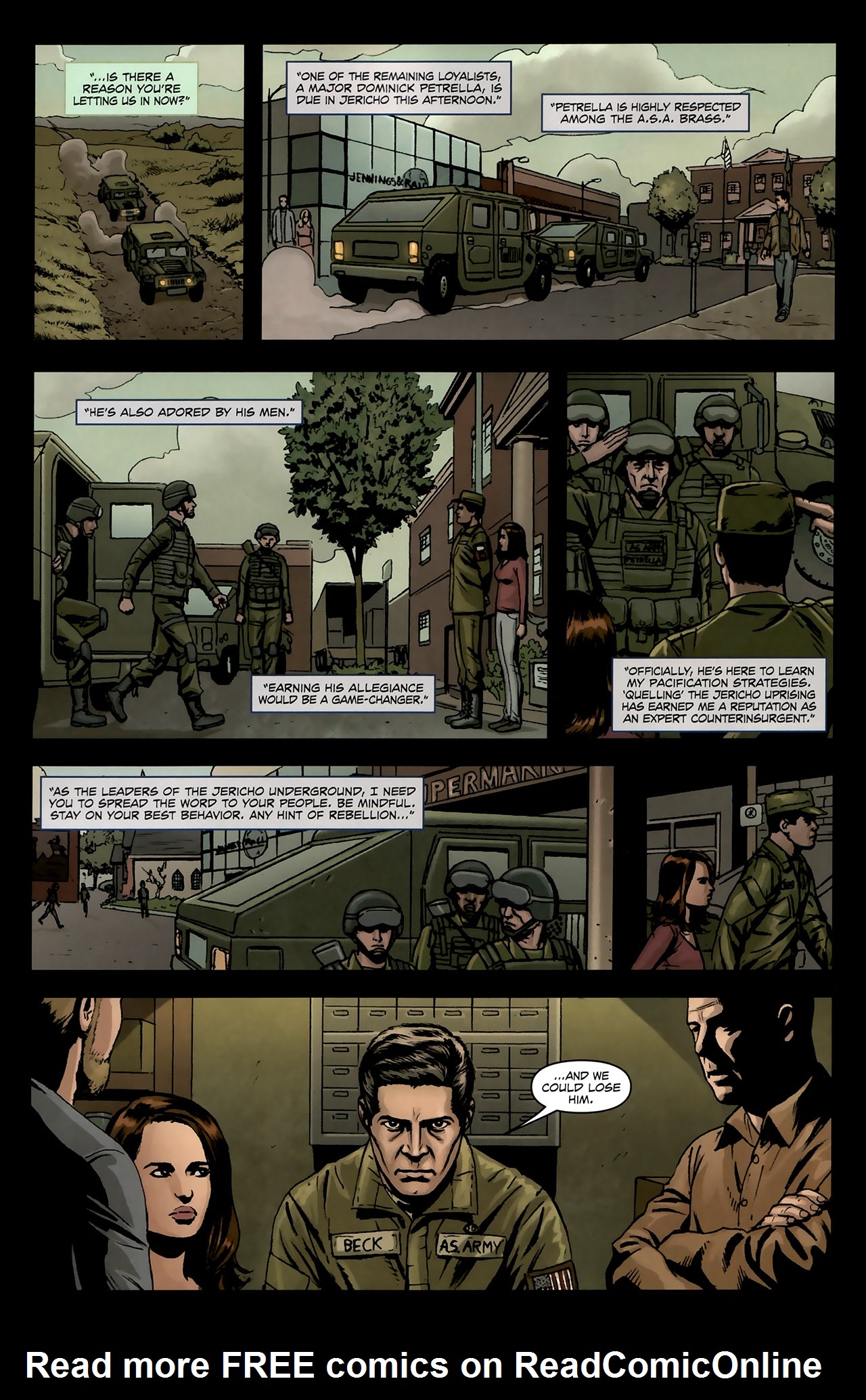 Read online Jericho comic -  Issue #2 - 8