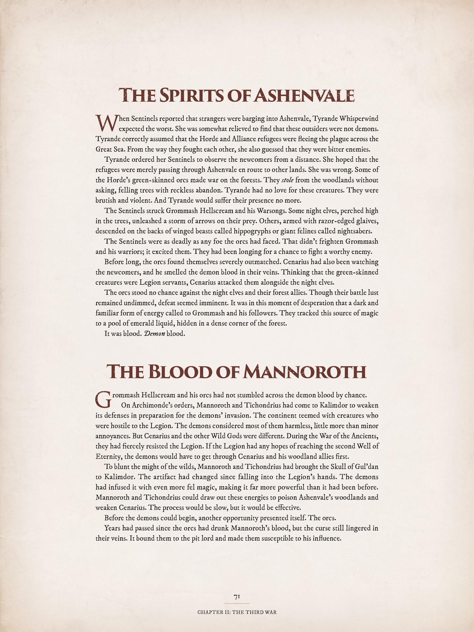 Read online World of Warcraft Chronicle Vol. 3 comic -  Issue # Full - 69