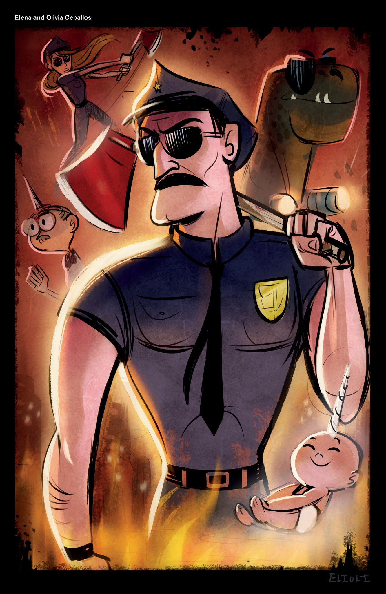 Read online Axe Cop comic -  Issue # TPB 6 - 101