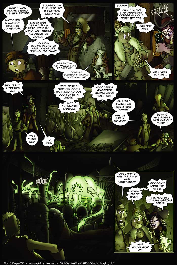 Read online Girl Genius (2002) comic -  Issue #6 - 52