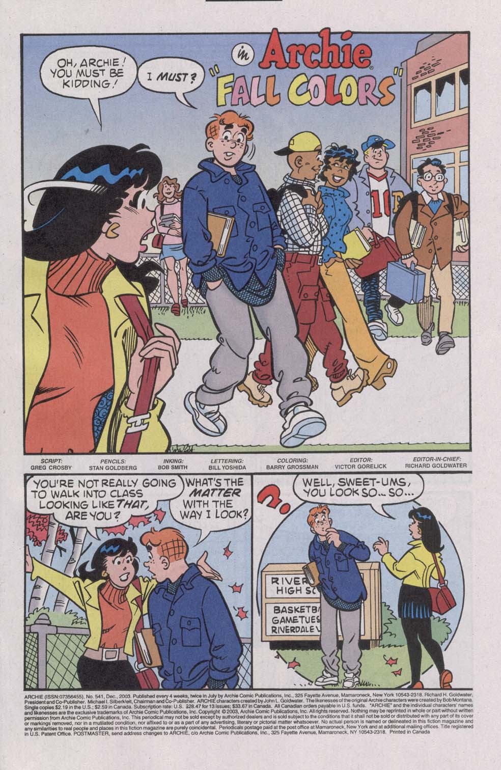 Read online Archie (1960) comic -  Issue #541 - 3