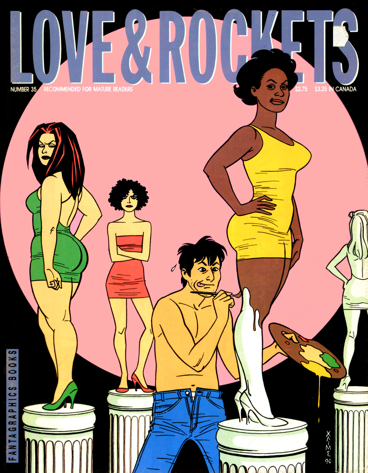 Read online Love and Rockets (1982) comic -  Issue #35 - 1