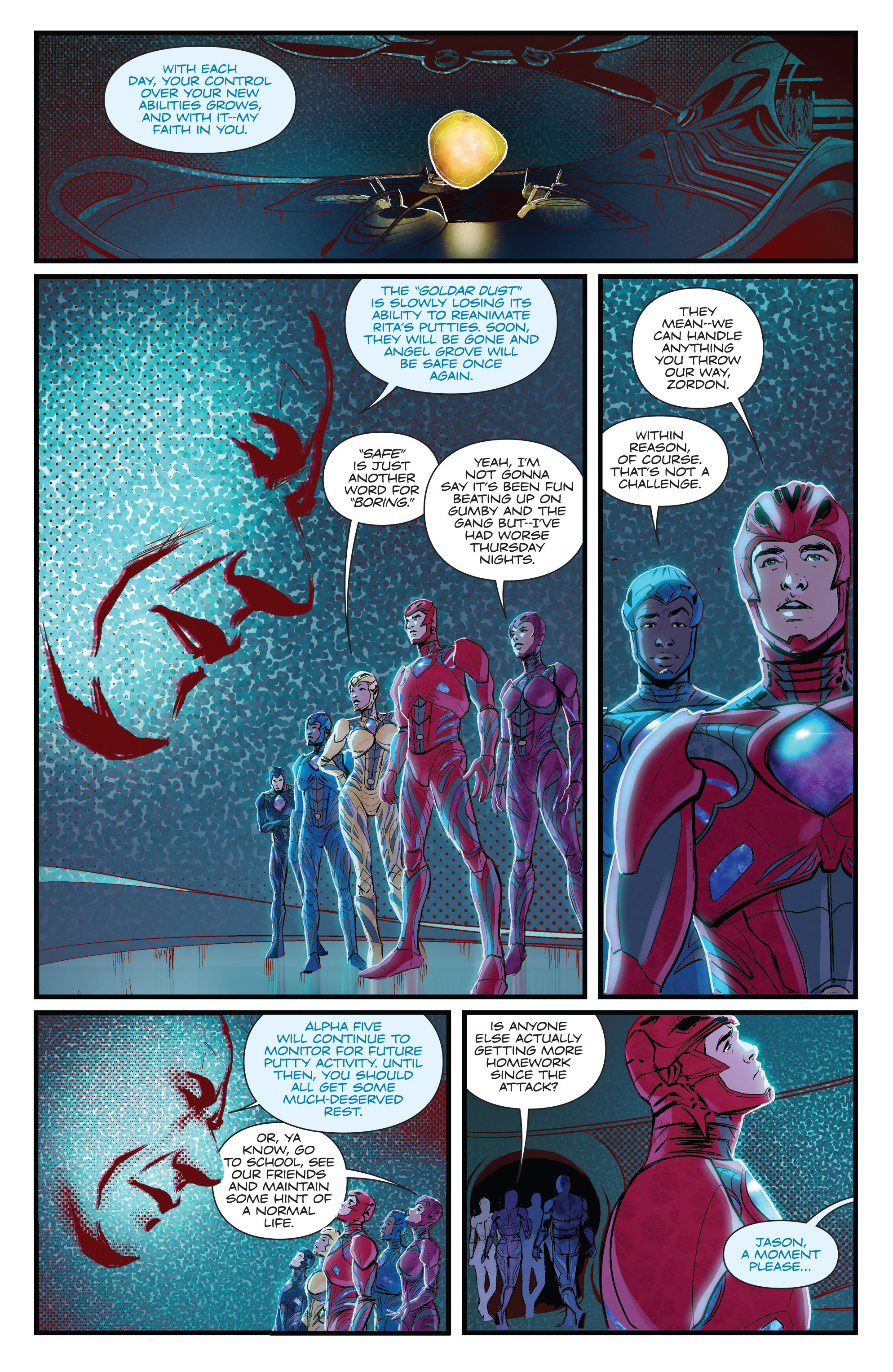 Read online Saban's Power Rangers: Aftershock comic -  Issue # Full - 15