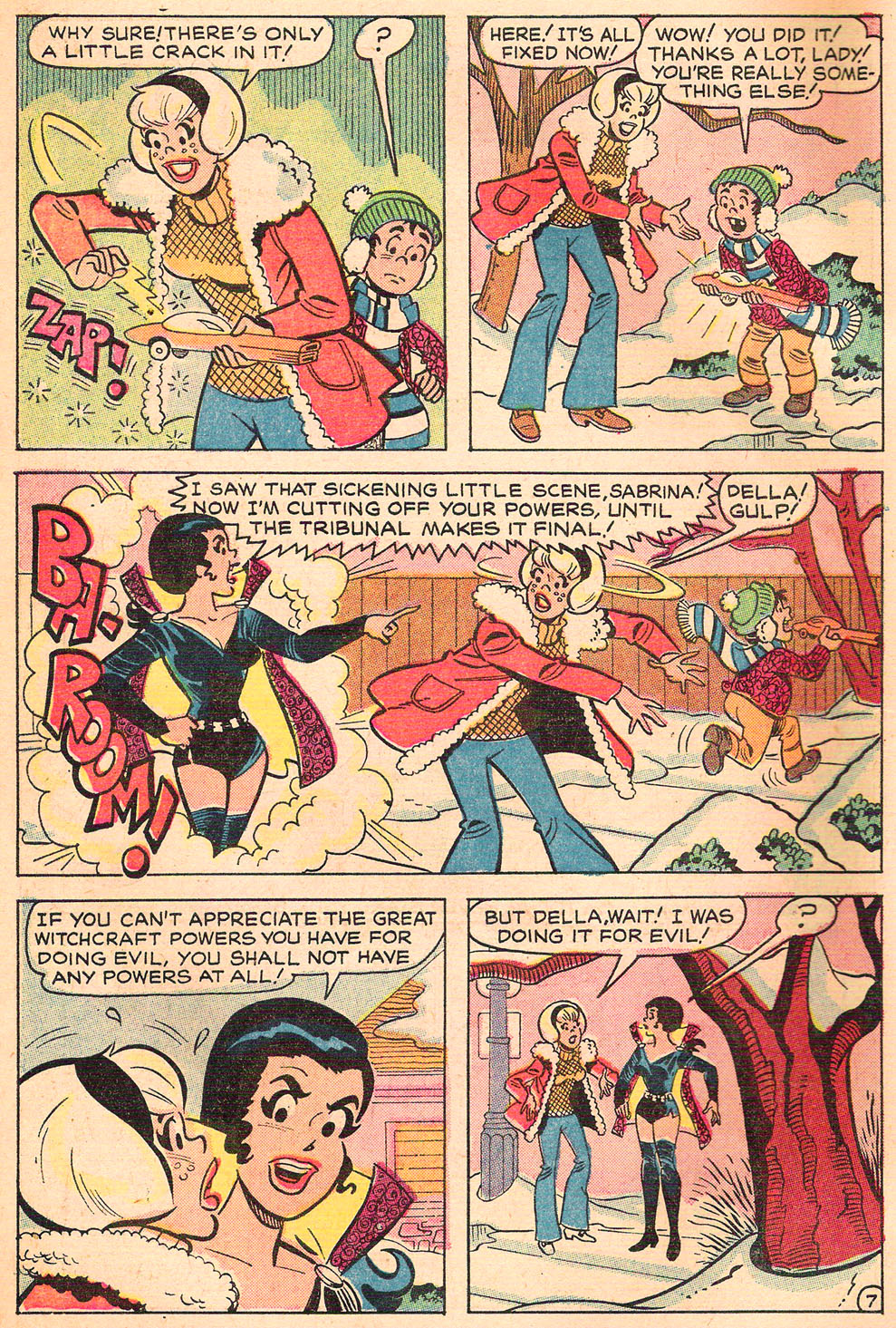 Read online Sabrina The Teenage Witch (1971) comic -  Issue #5 - 10