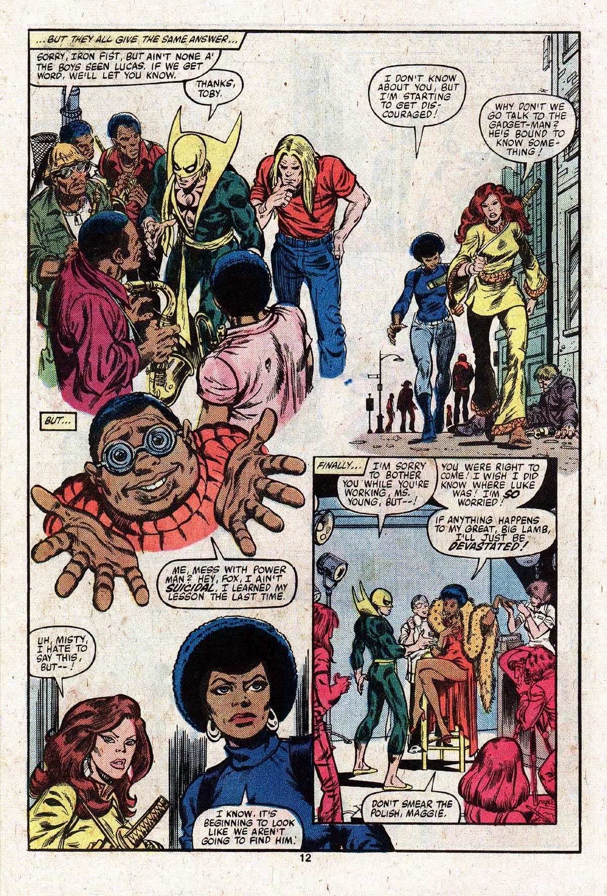 Read online Power Man and Iron Fist (1978) comic -  Issue #67 - 13