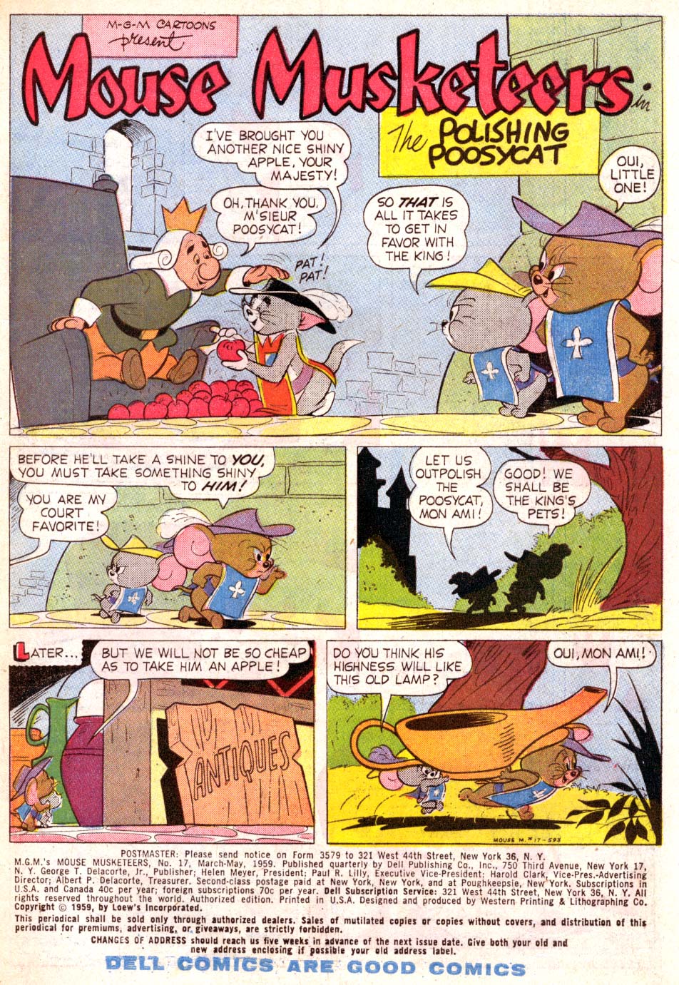 Read online M.G.M's The Mouse Musketeers comic -  Issue #17 - 3