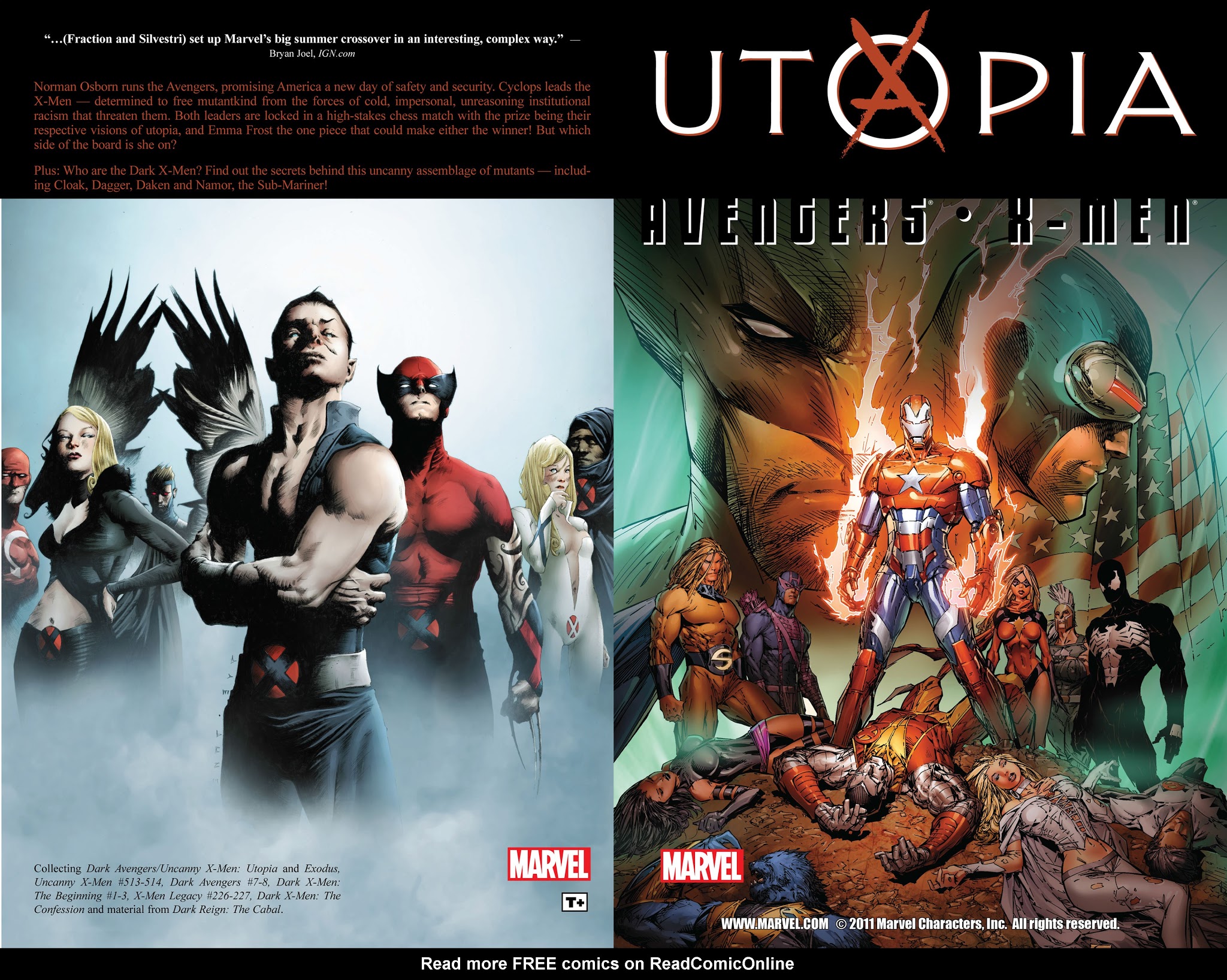 Read online Dark Avengers/Uncanny X-Men: Utopia comic -  Issue # TPB - 2