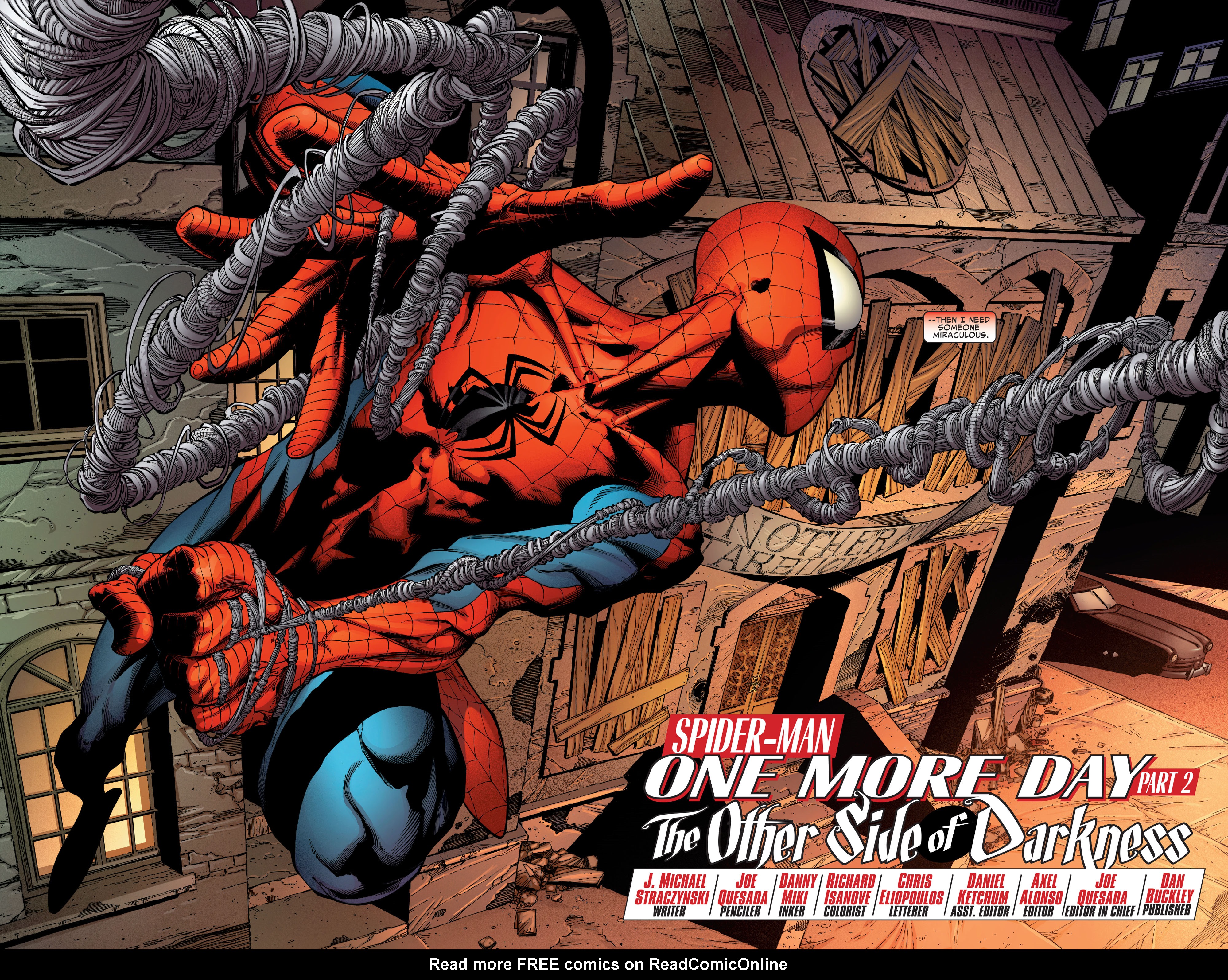 Read online Spider-Man: One More Day comic -  Issue # Full - 31