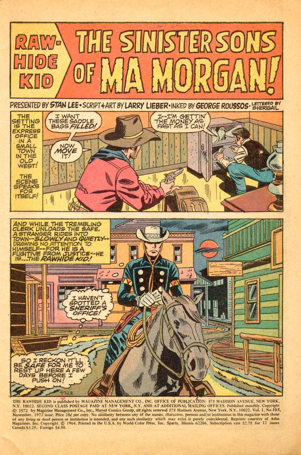 Read online The Rawhide Kid comic -  Issue #105 - 3