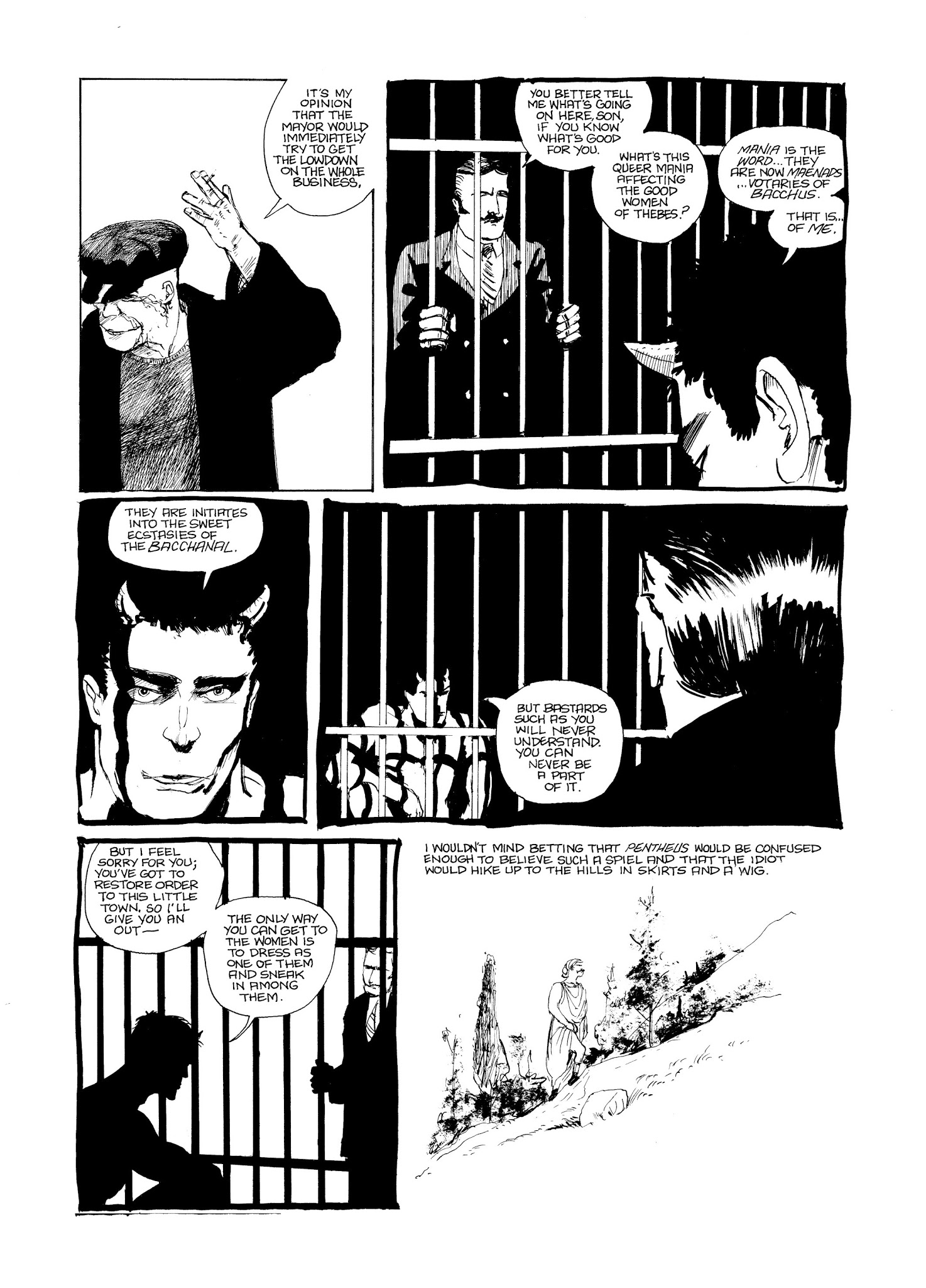 Read online Eddie Campbell's Bacchus comic -  Issue # TPB 2 - 156