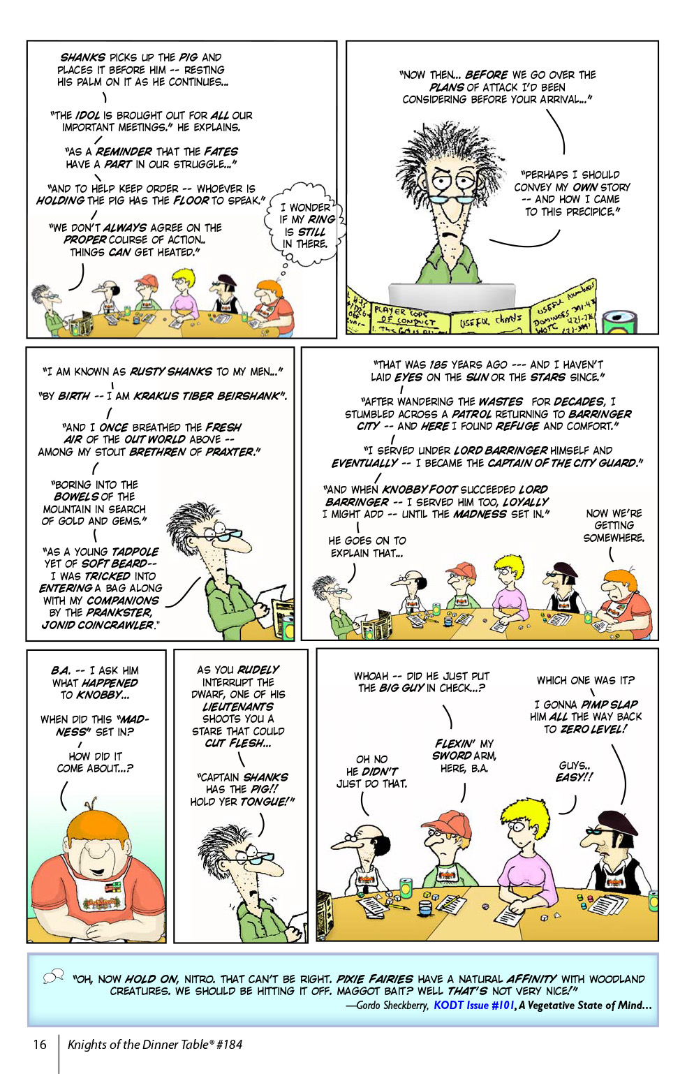 Read online Knights of the Dinner Table comic -  Issue #184 - 18