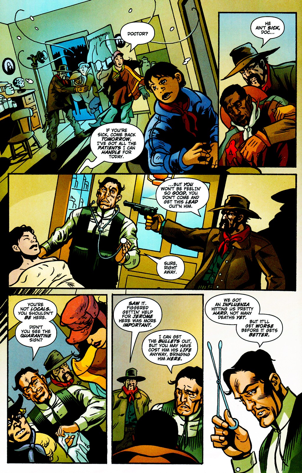 Read online Desperadoes: Epidemic! comic -  Issue # Full - 7