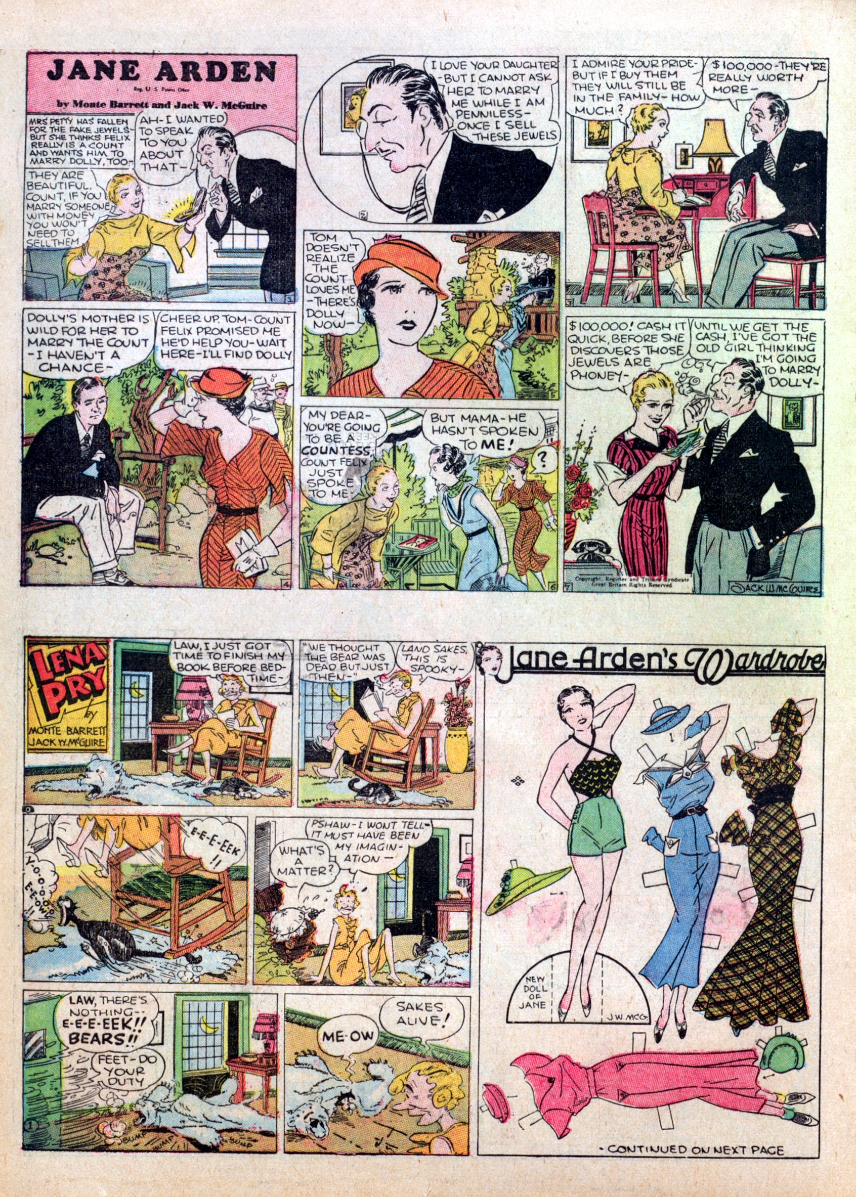Read online Famous Funnies comic -  Issue #15 - 44