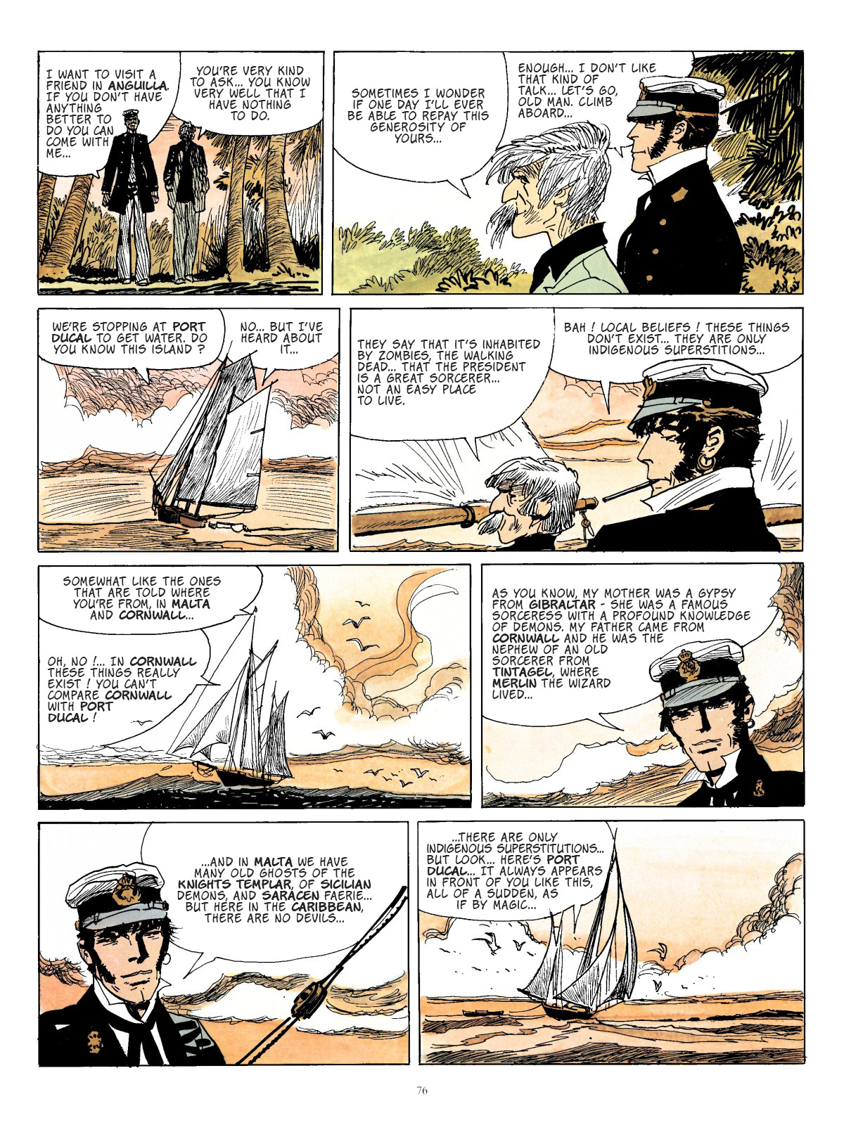 Read online Corto Maltese comic -  Issue # TPB 5 - 67