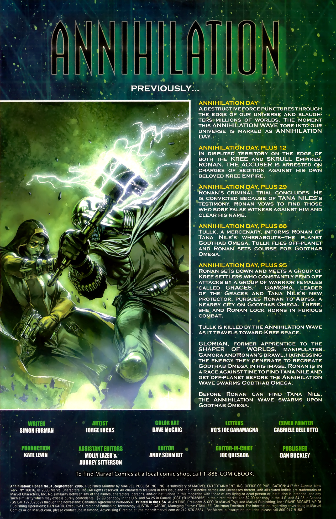 Read online Annihilation: Ronan comic -  Issue #4 - 2