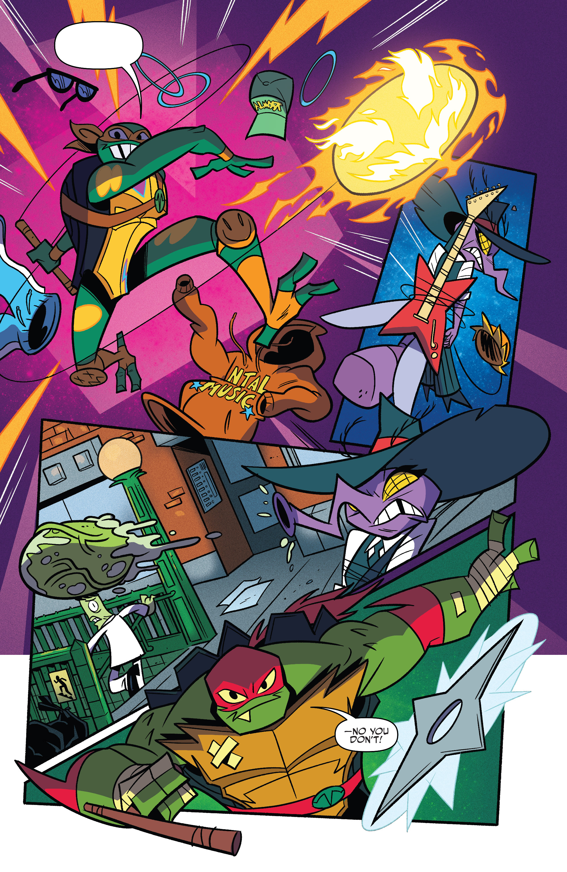 Read online Rise of the Teenage Mutant Ninja Turtles: Sound Off! comic -  Issue #3 - 12
