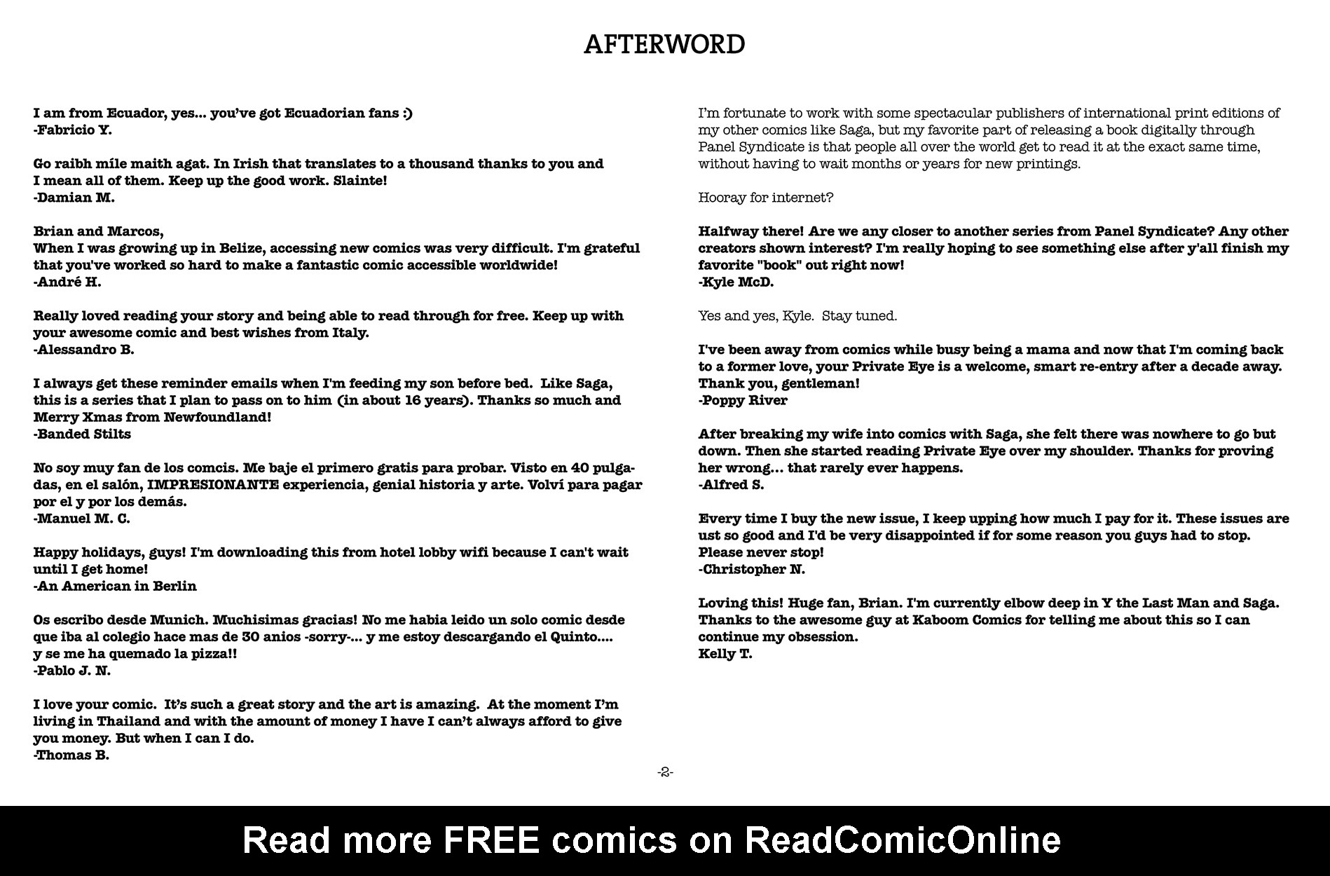 Read online The Private Eye comic -  Issue #6 - 27